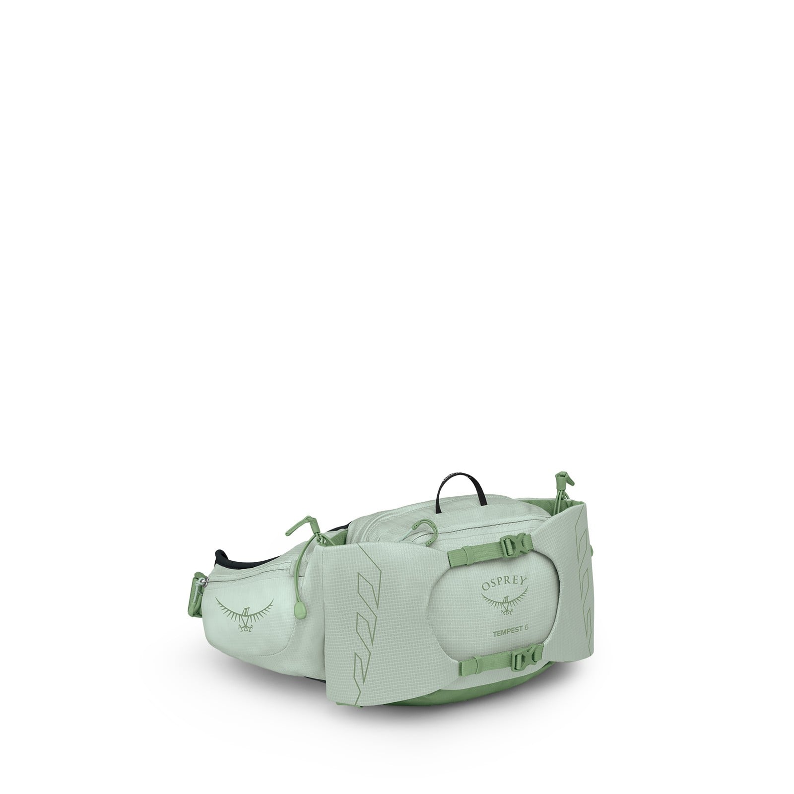Osprey Tempest 6 Lumbar Pack 6L in Frosty Mint Green/Botanica — front view