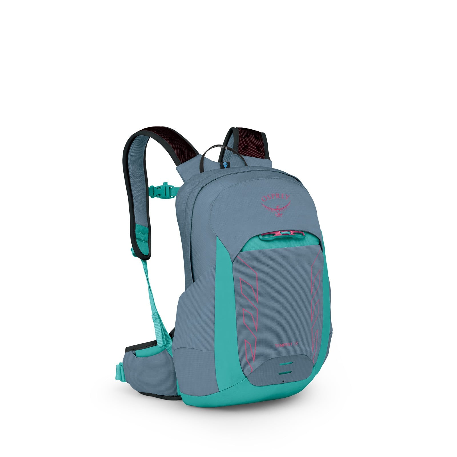 Osprey Tempest Jr Kids' Hiking Backpack 11L in Tidal/Seafoam — angle view 2