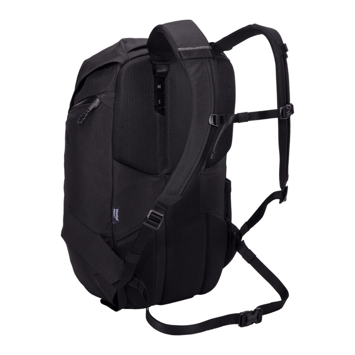 Thule Paramount Bike Commute Backpack 28L in Black — back view