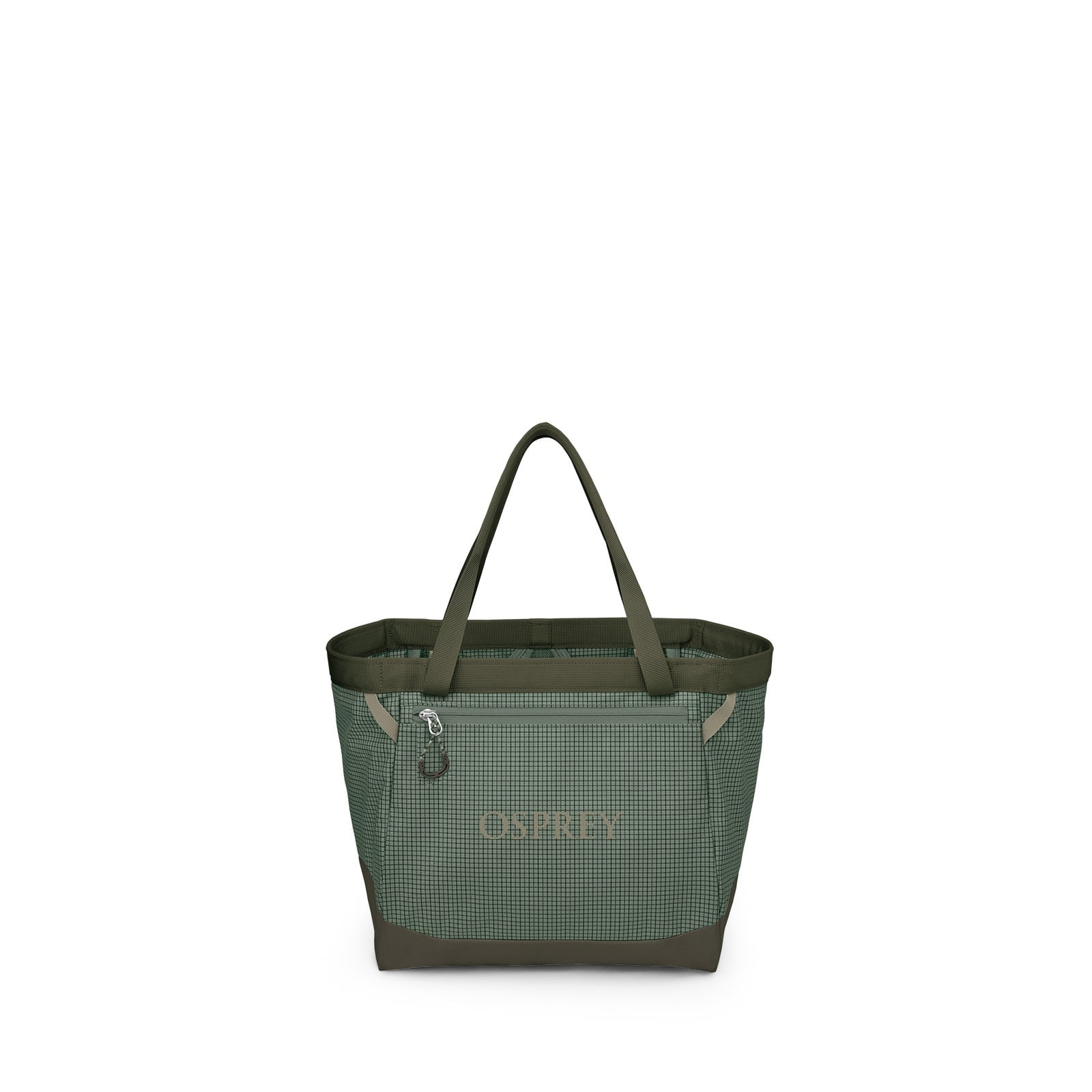 Osprey Transporter Gear Tote 28L in Pine Leaf/Earl Grey — front view