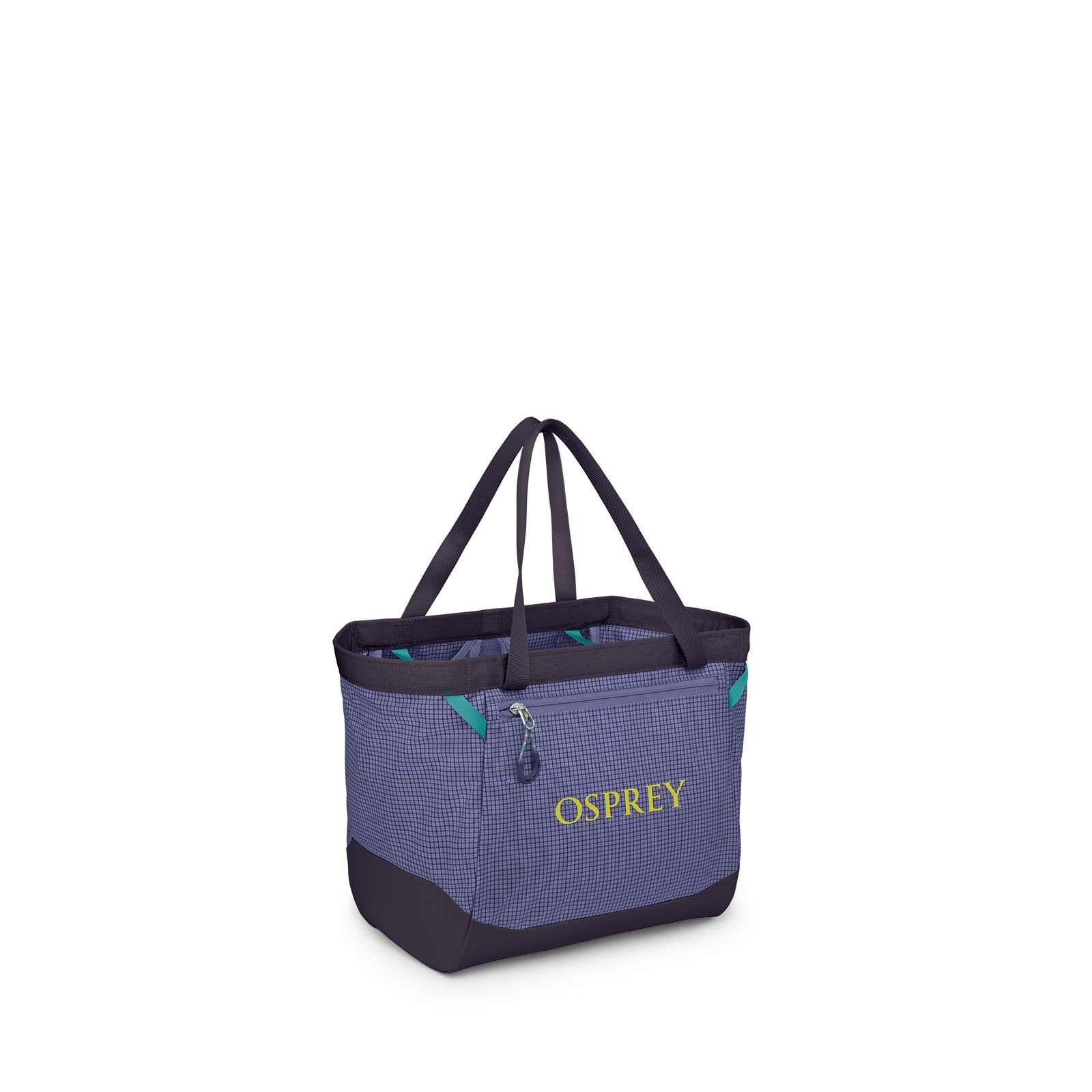 Osprey Transporter Gear Tote 28L in Euphoria Purple — angle view 2