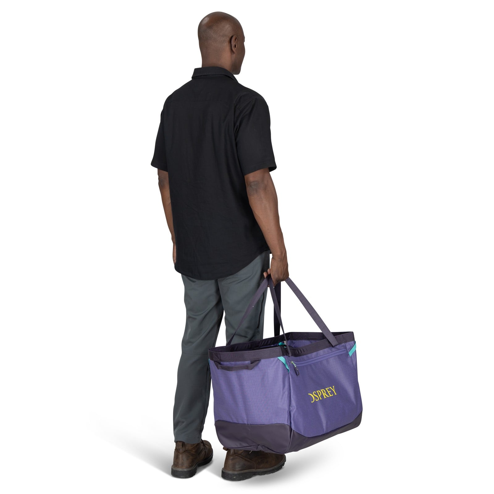 Osprey Transporter Gear Tote 60L in Euphoria Purple/Purple Ink — lifestyle 3