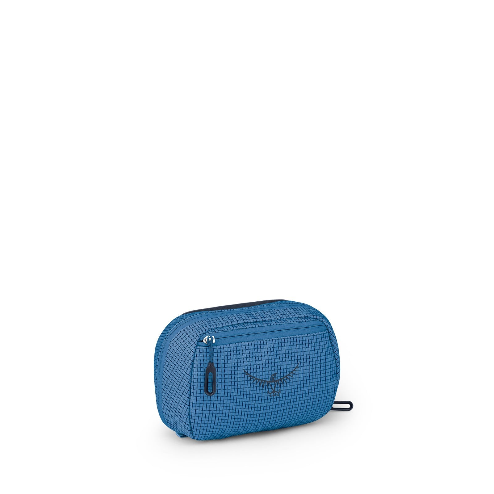Osprey Transporter Large Toiletry Kit 3.5L in Blue Flame / Nocturnal Blue — angle view 2