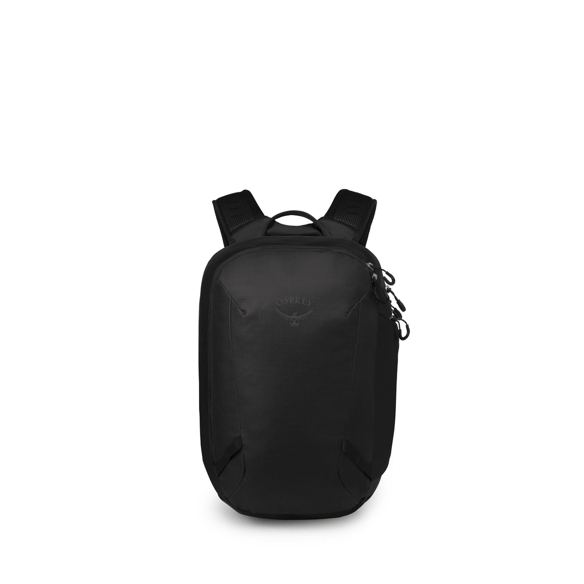 Osprey Transporter Panel Loader Backpack 20L in Raven Black — angle view 2
