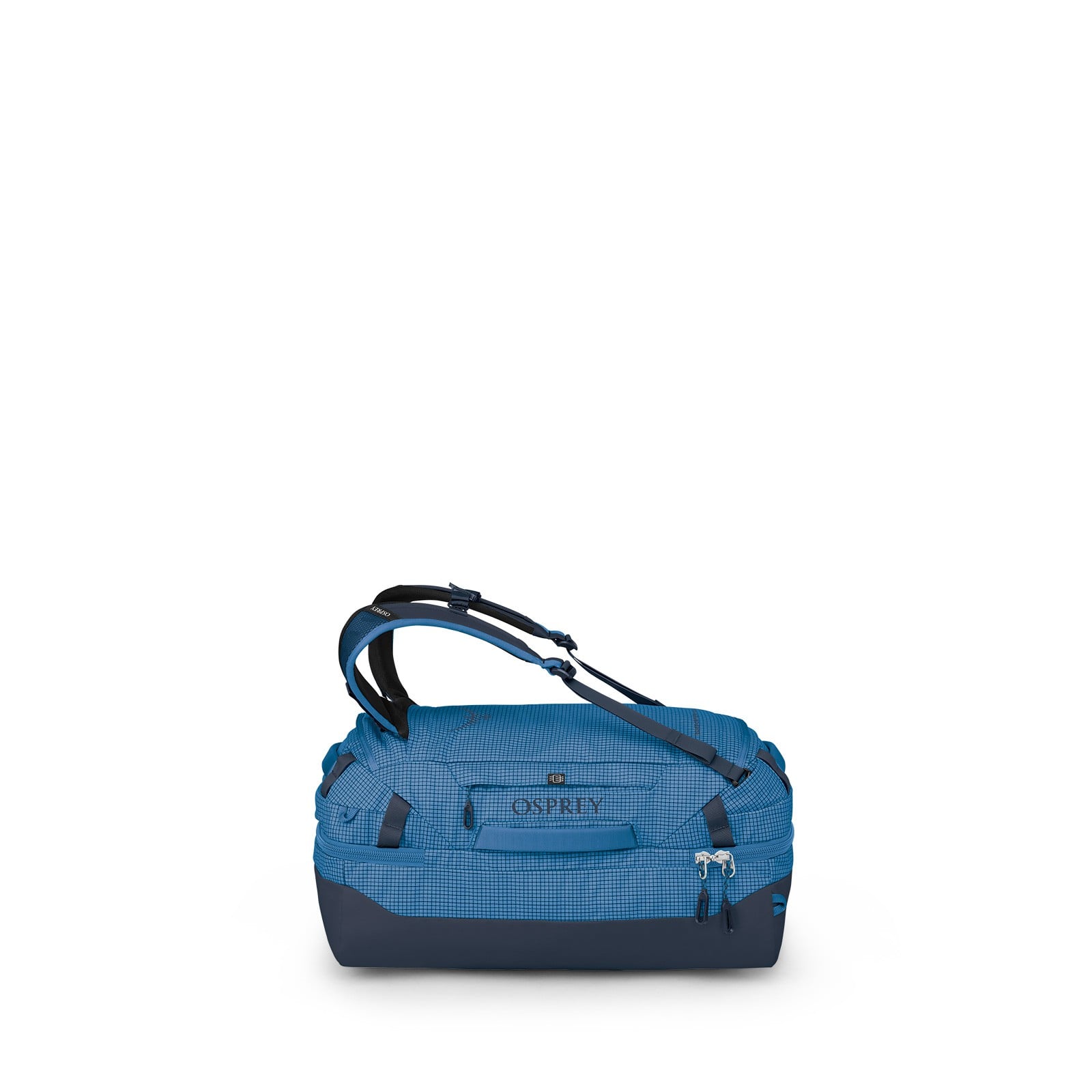Osprey Transporter Squffel 44L in Blue Flame / Nocturnal Blue — front view