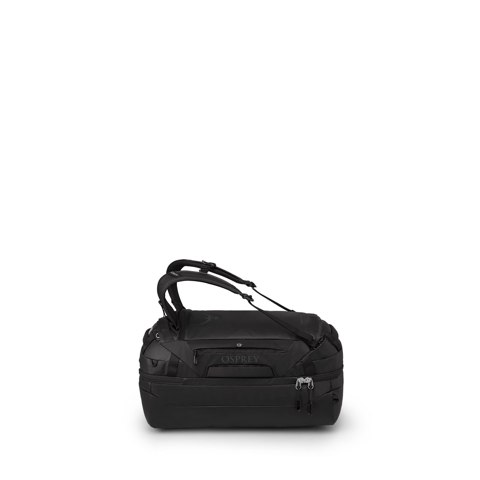 Osprey Transporter Squffel 44L in Raven Black Black — front view