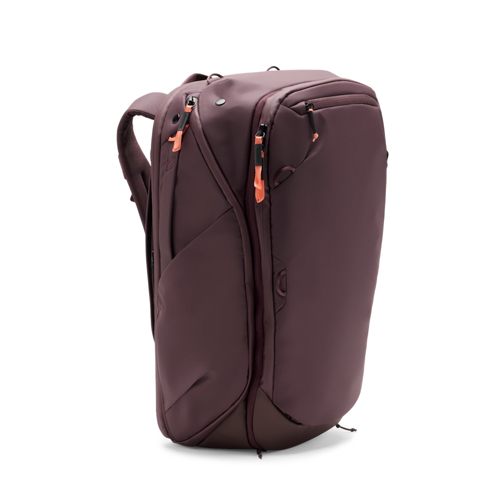 Peak Design Travel Backpack 45L in Eclipse — side view