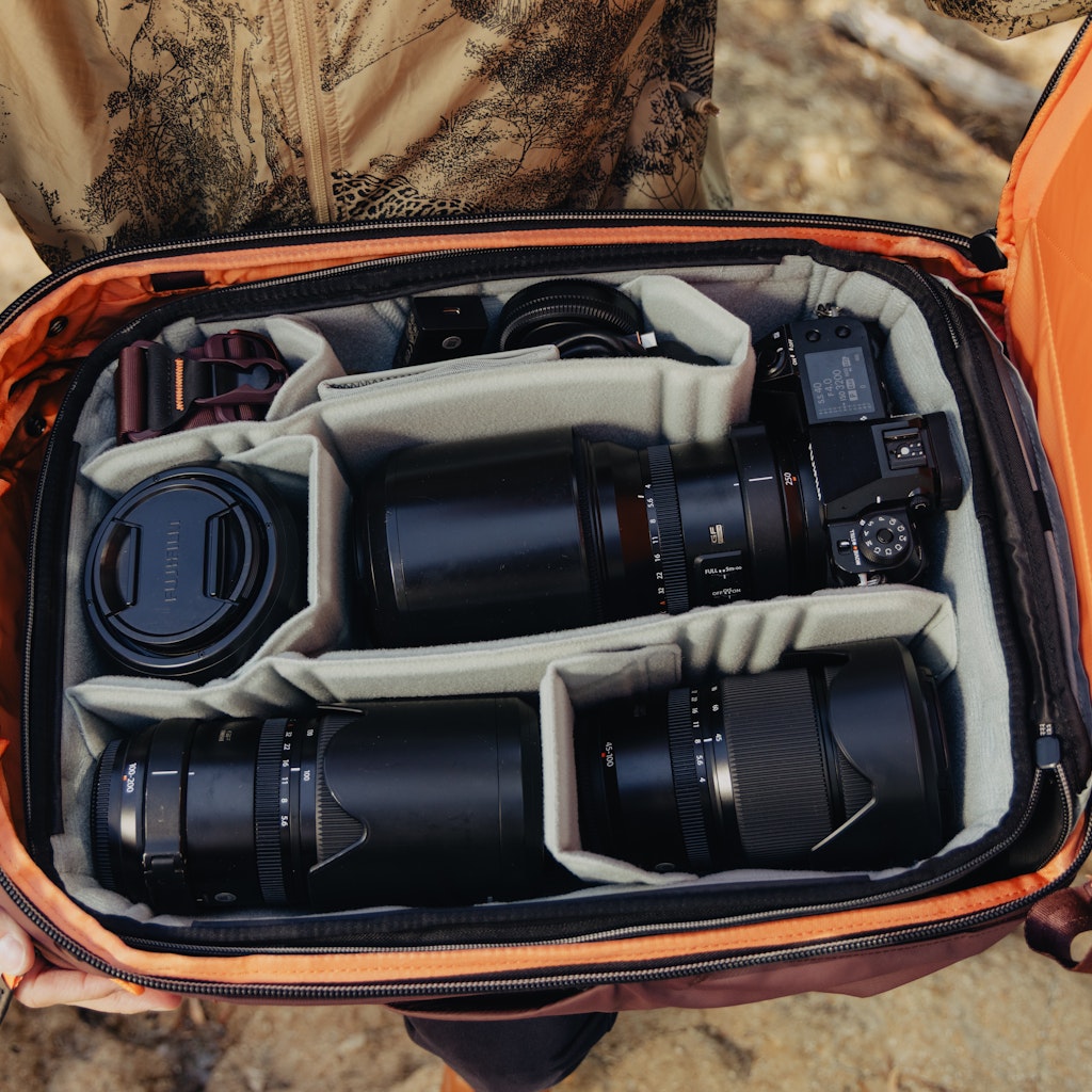 Peak Design Travel Backpack 45L in Eclipse — interior view 2