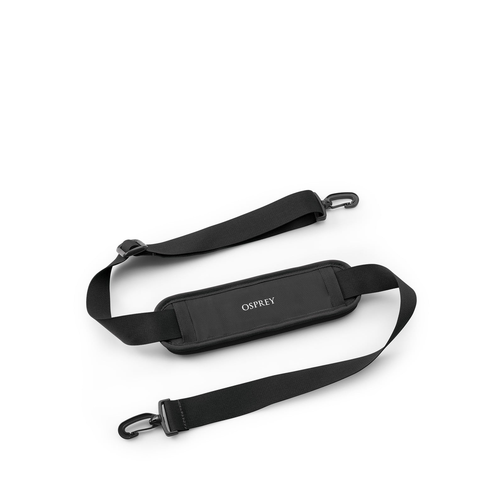 Osprey Travel Shoulder Strap in Black — front view