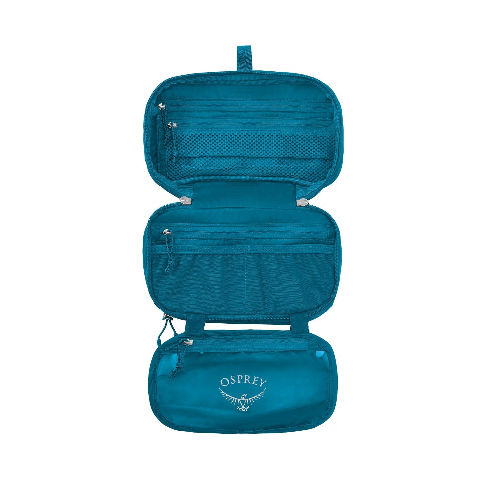 Osprey Ultralight Zip Organizer in Waterfront Blue — angle view 2