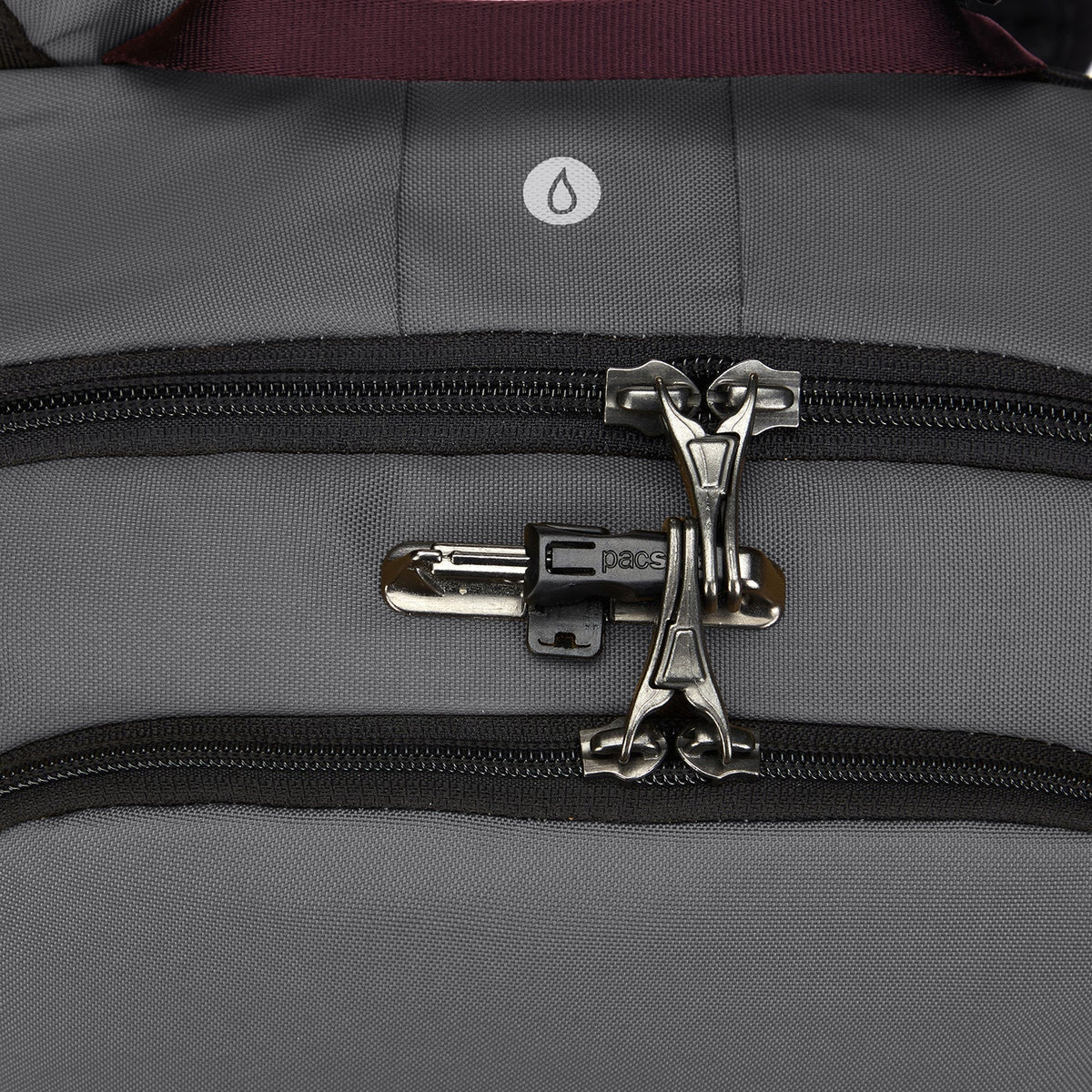 Pacsafe Vibe 20L Anti-Theft Backpack in Slate — detail view 3