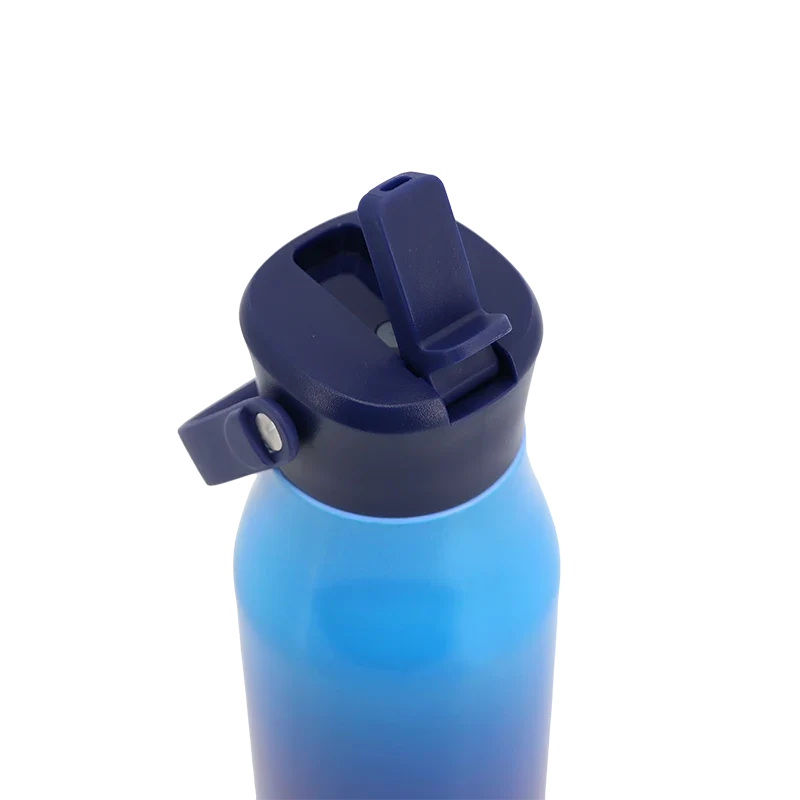 J World Flowee 22oz Insulated Water Bottle in Blue Gradient — detail view # color_Blue Gradient