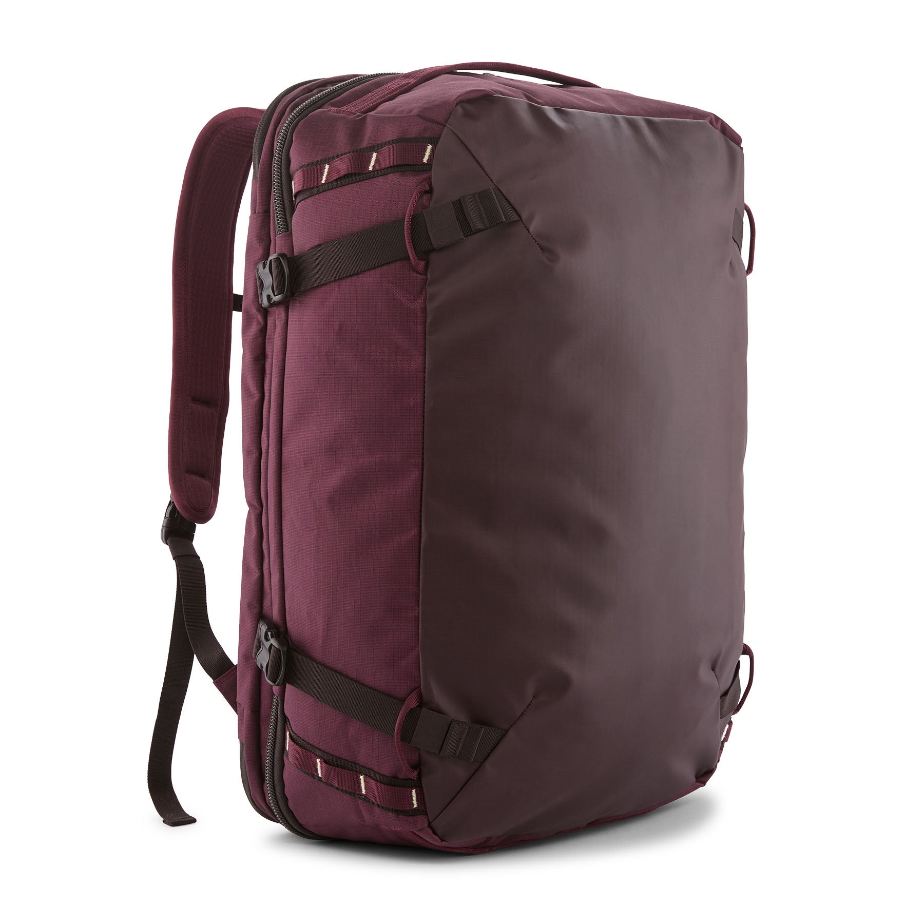 Patagonia Black Hole MLC Pack 45L in Berry Fig — front view # color_Berry Fig