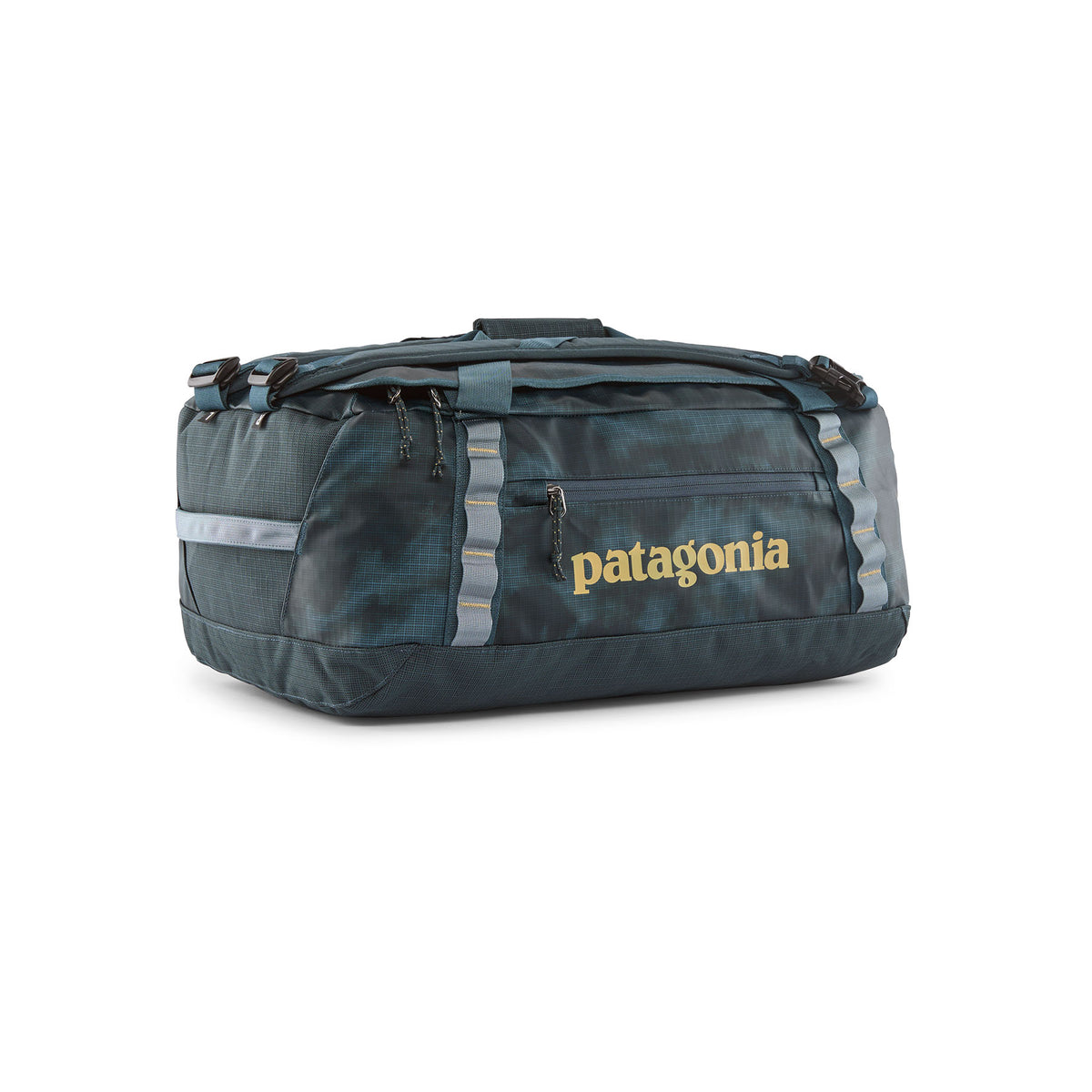 Patagonia Black Hole Duffel 40L in Sastrugi: Summit Blue — front view # color_Sastrugi: Summit Blue