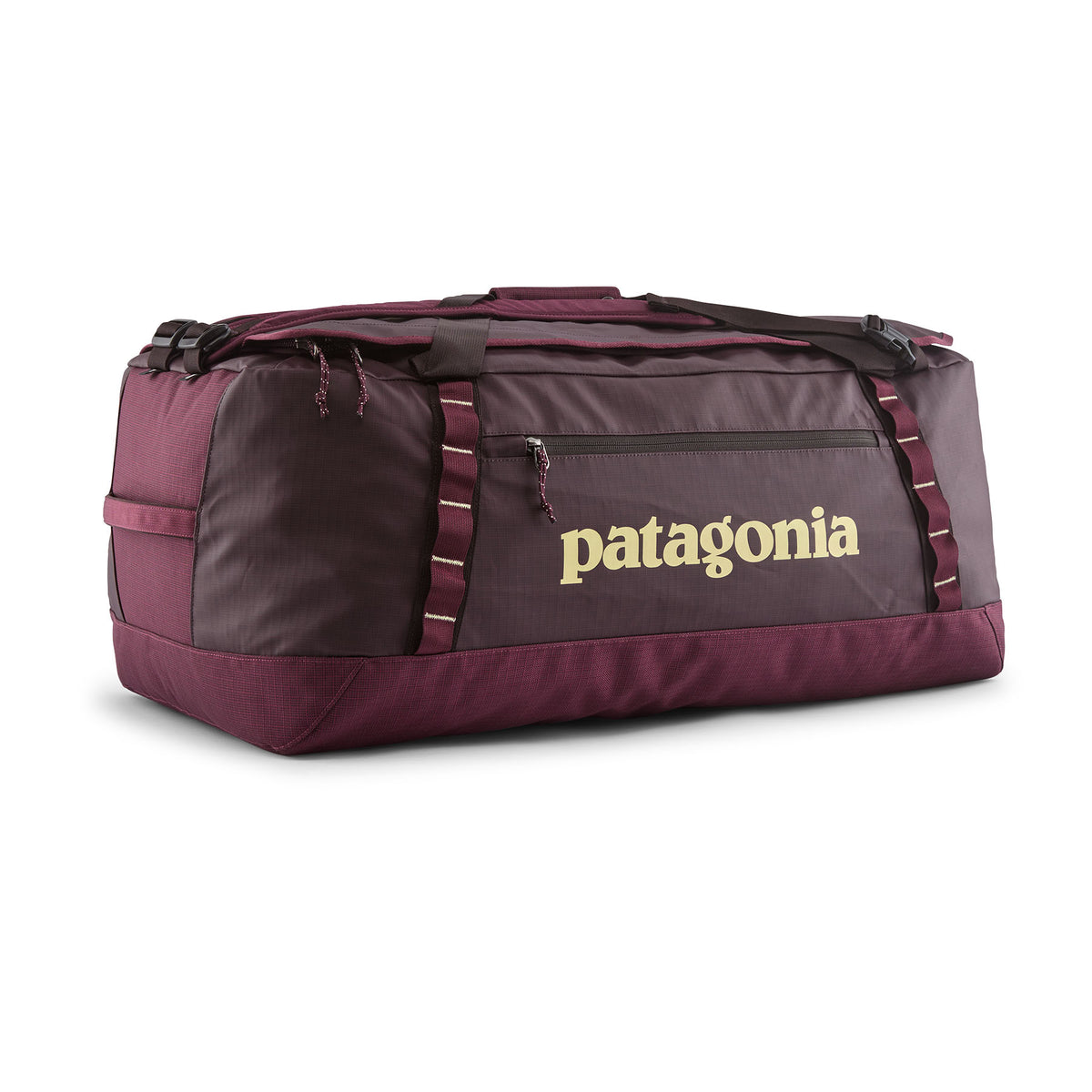Patagonia Black Hole Duffel 70L in Berry Fig — front view # color_Berry Fig