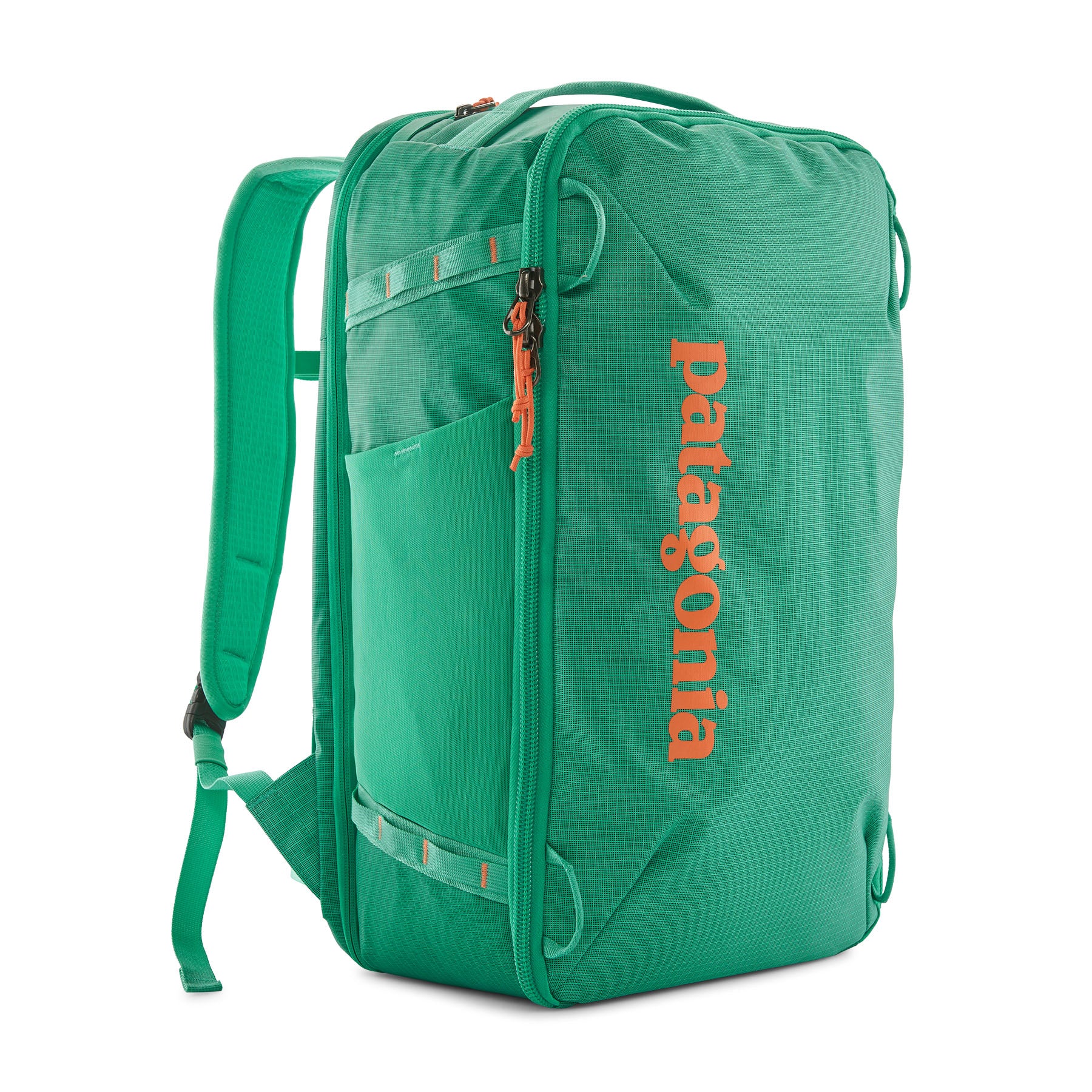 Patagonia Black Hole Mini MLC Pack 30L in Aqua Stone — front view # color_Aqua Stone