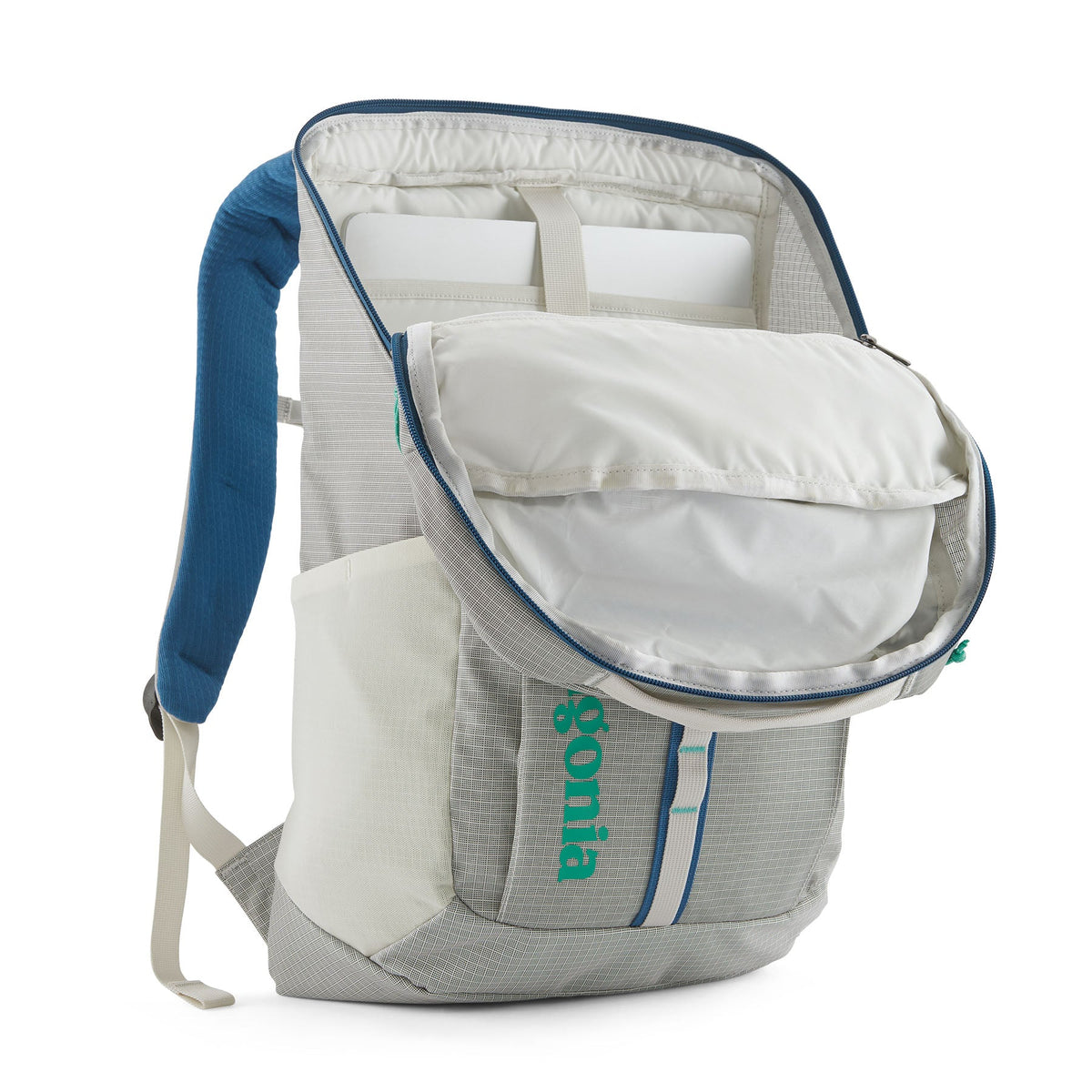 Patagonia Black Hole Pack 25L in Birch White — interior view