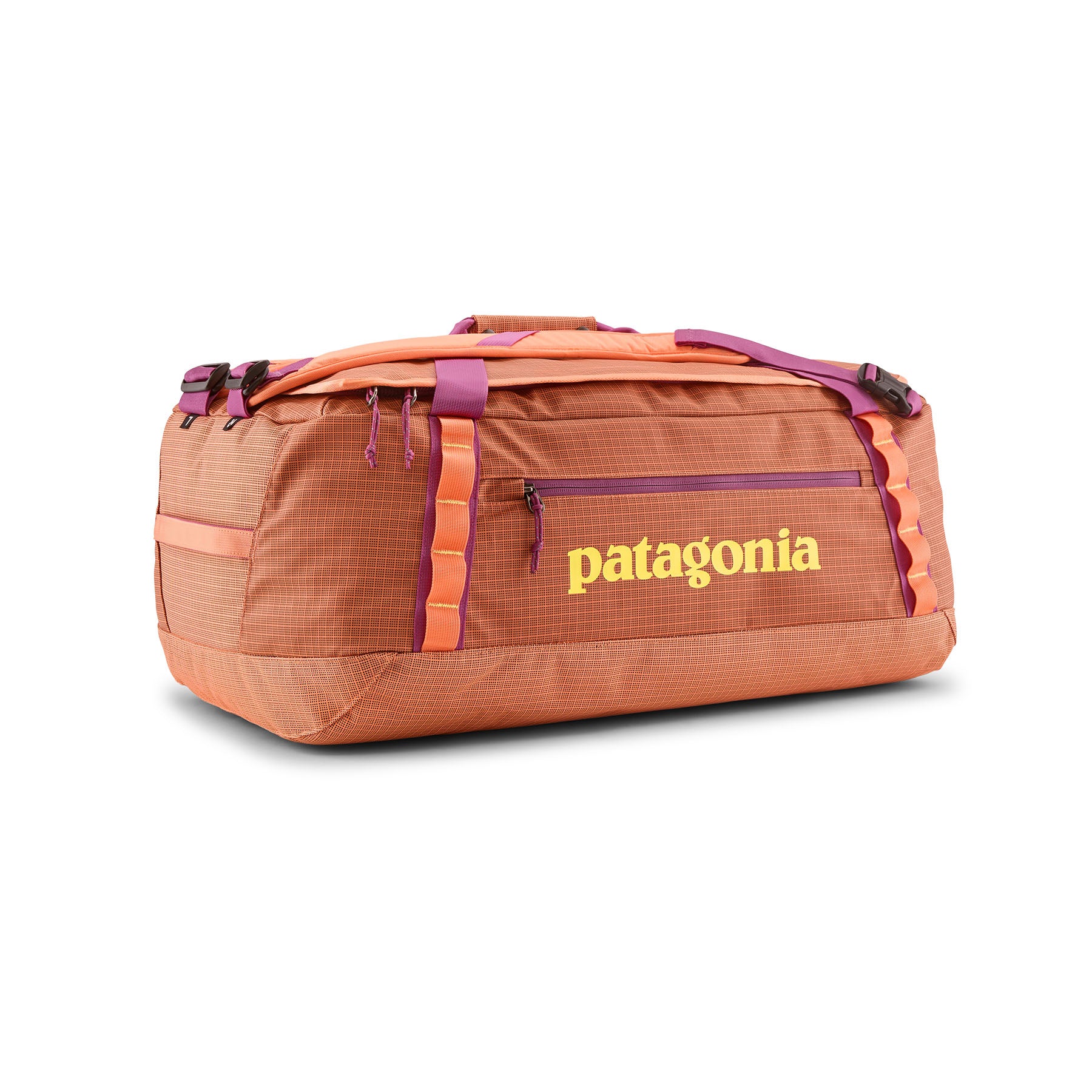 Patagonia Black Hole Duffel 55L in Peach Sherbet — front view # color_Peach Sherbet