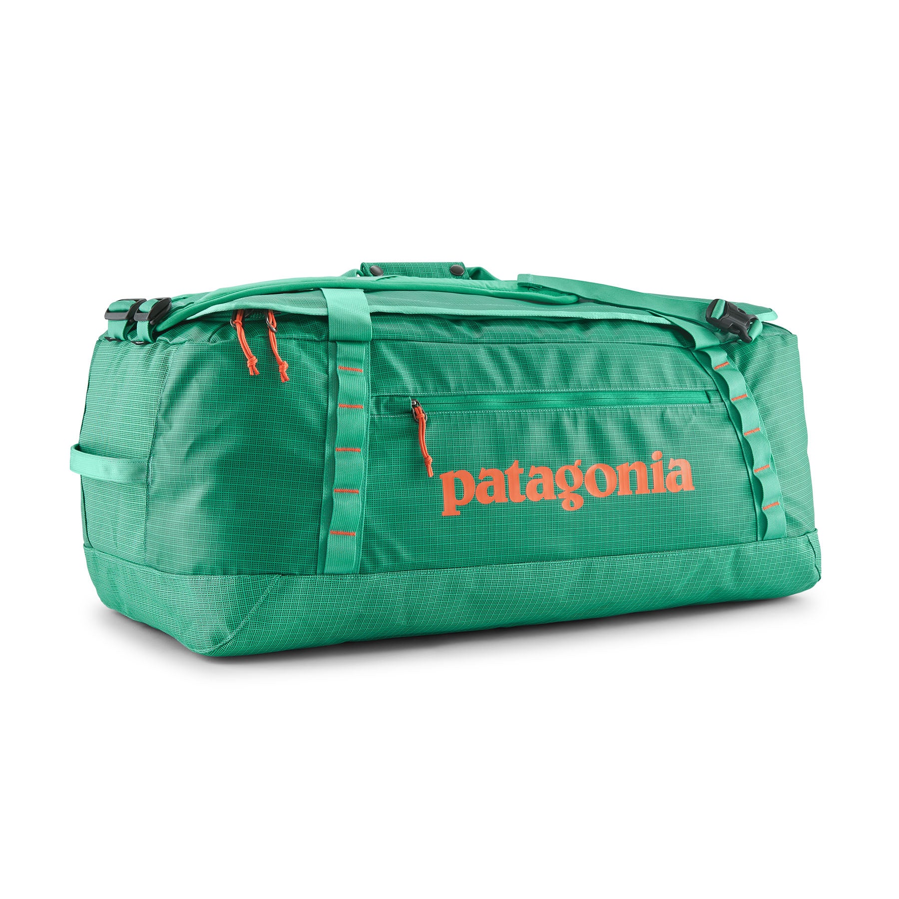 Patagonia Black Hole Duffel 70L in Aqua Stone — front view # color_Aqua Stone