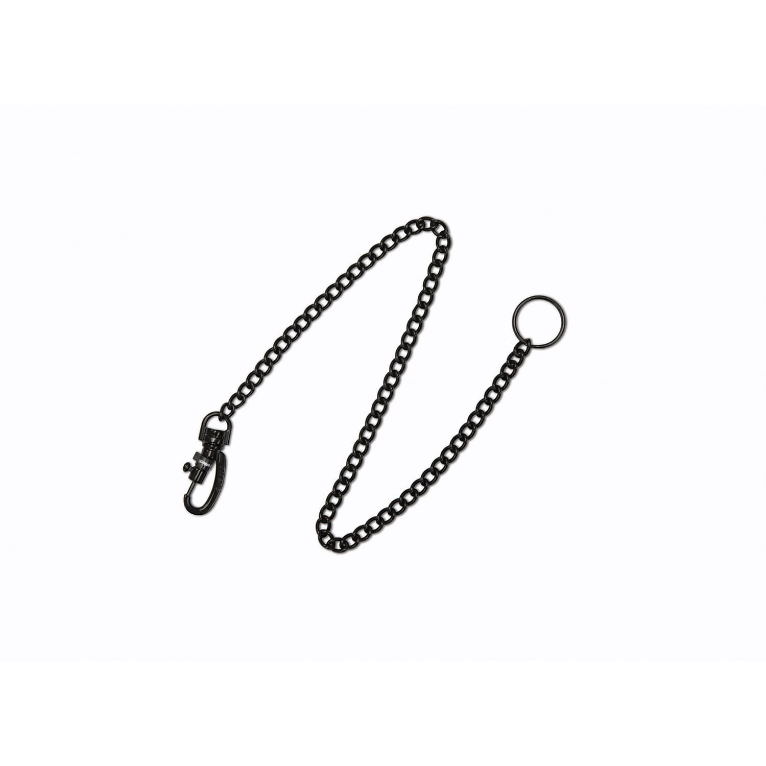 Pacsafe Wallet Securing Chain with TurnNLock Hook in Black — front view