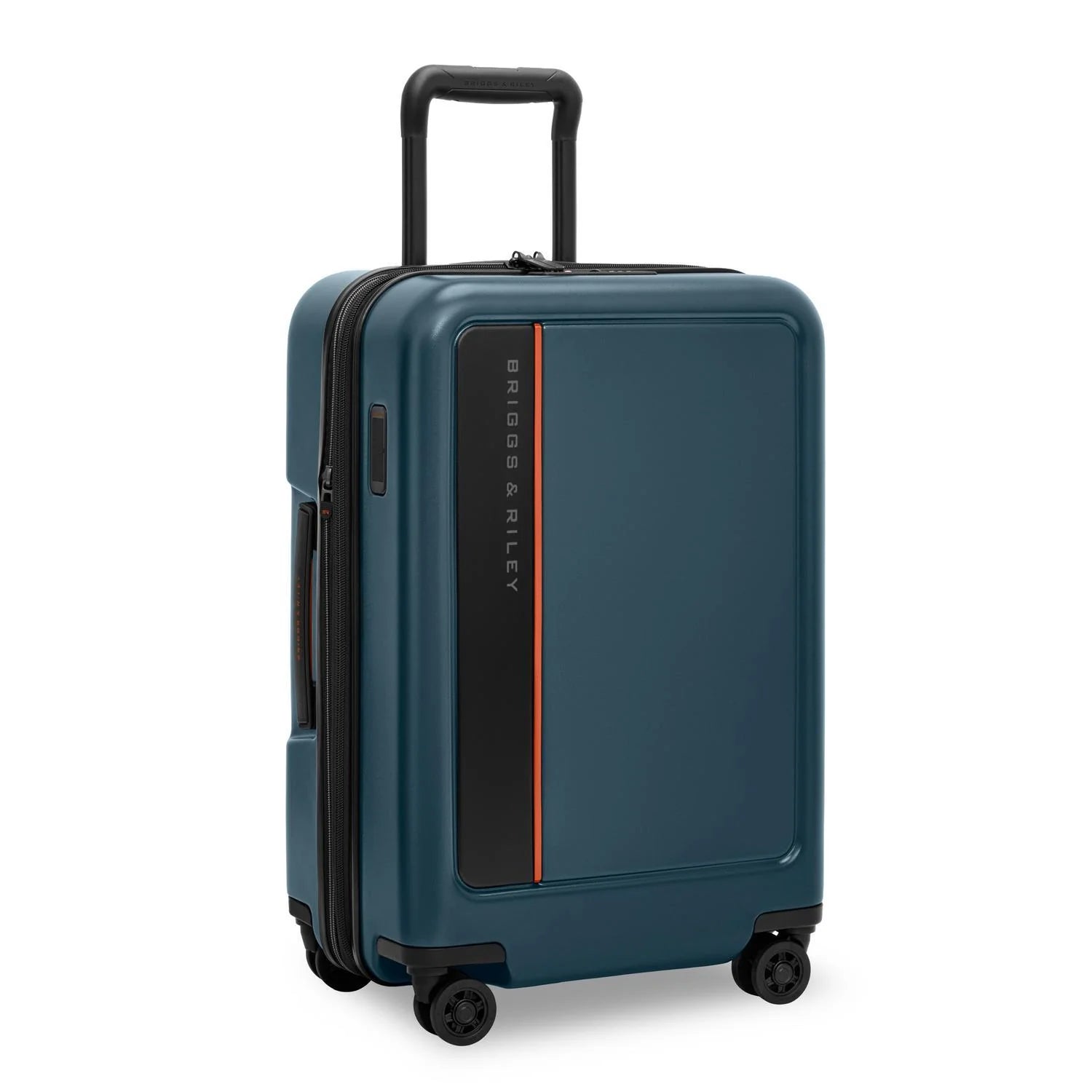 Briggs & Riley ZDX Essential 22" Hardside Carry-On Expandable Spinner in Ocean — angle view 2 # color_Ocean