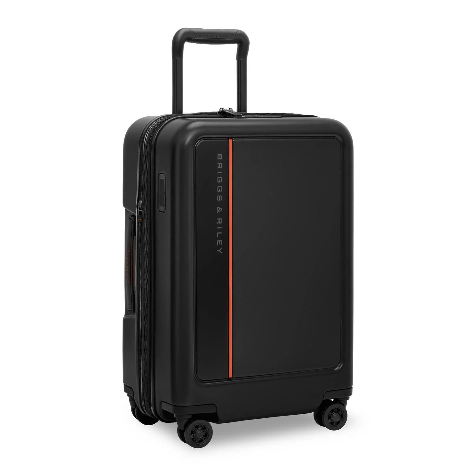 Briggs & Riley ZDX Essential 22" Hardside Carry-On Expandable Spinner in Black — angle view 2 # color_Black