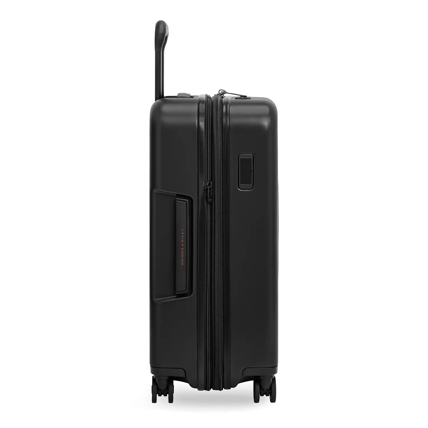 Briggs & Riley ZDX Essential 22" Hardside Carry-On Expandable Spinner in Black — side view # color_Black