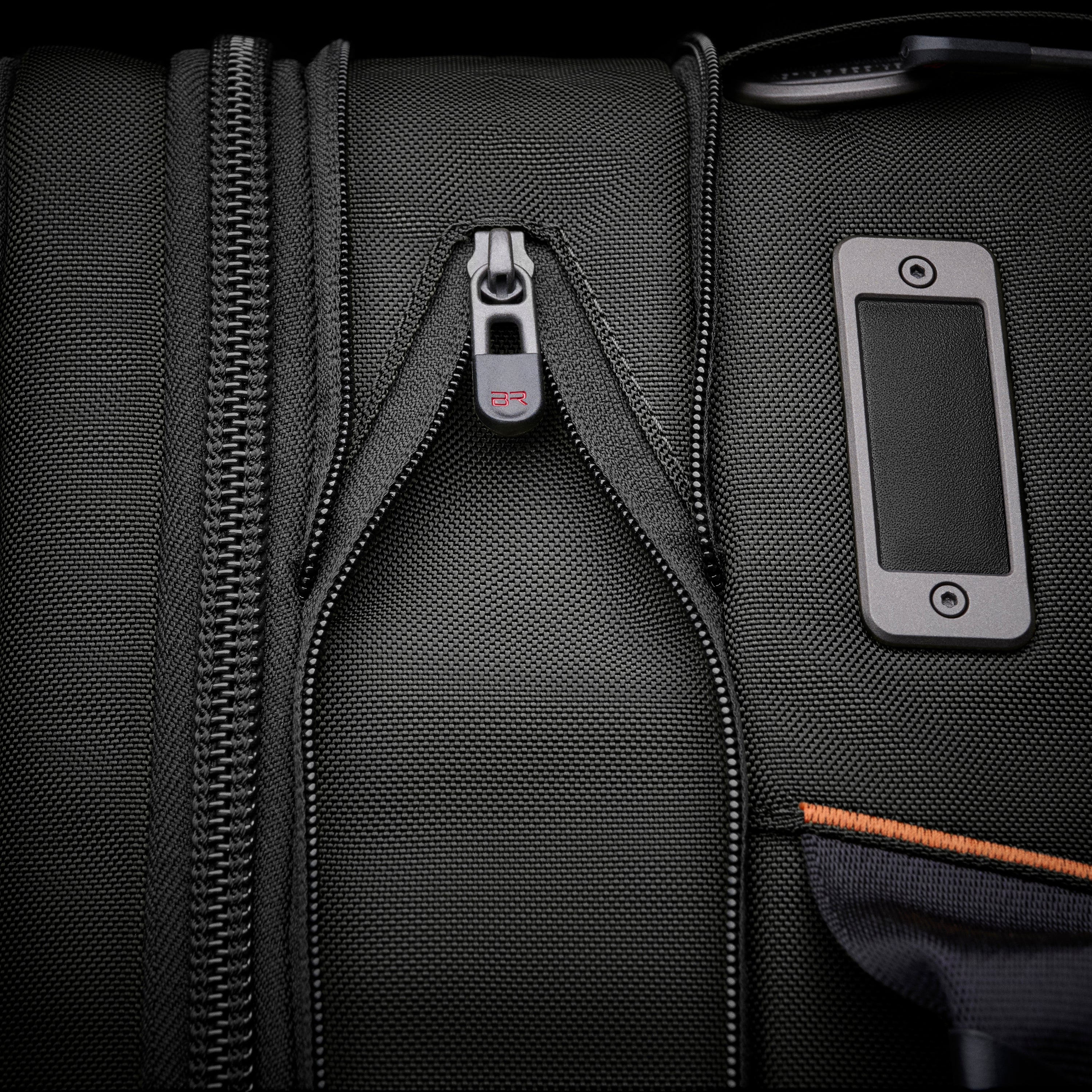 Briggs & Riley ZDX Medium Convertible Backpack Duffle in Black — detail view 2 # color_Black
