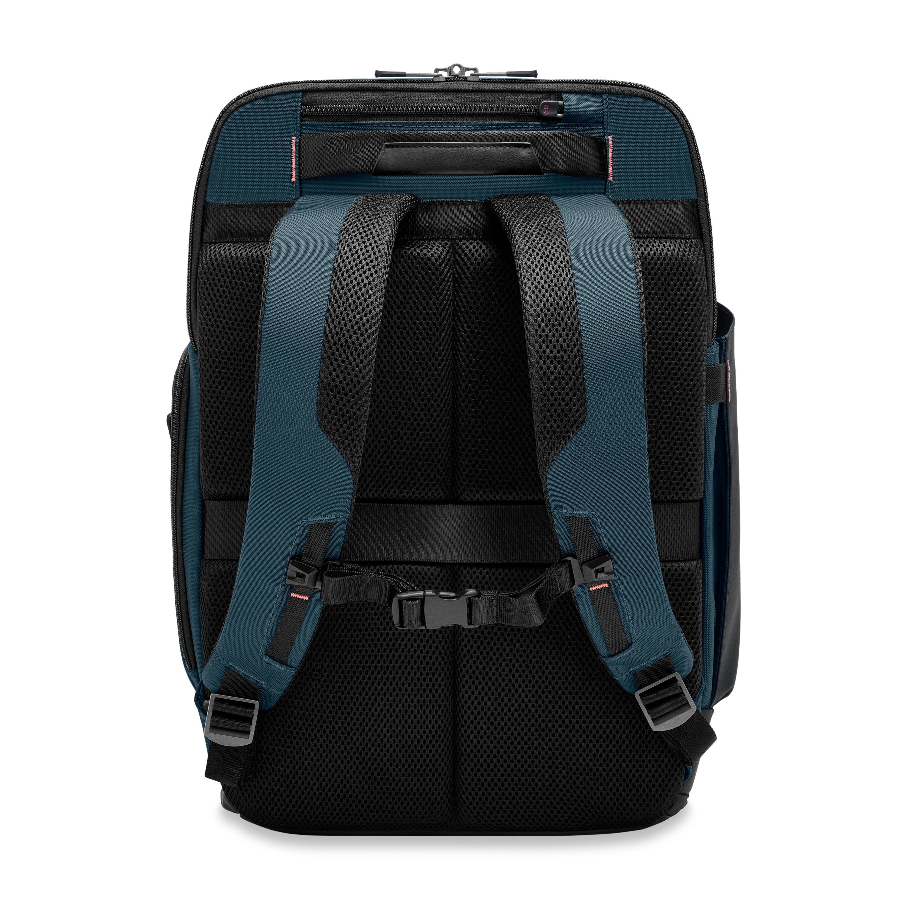 Briggs & Riley ZDX U-Zip Travel Backpack in Ocean — back view 3 # color_Ocean