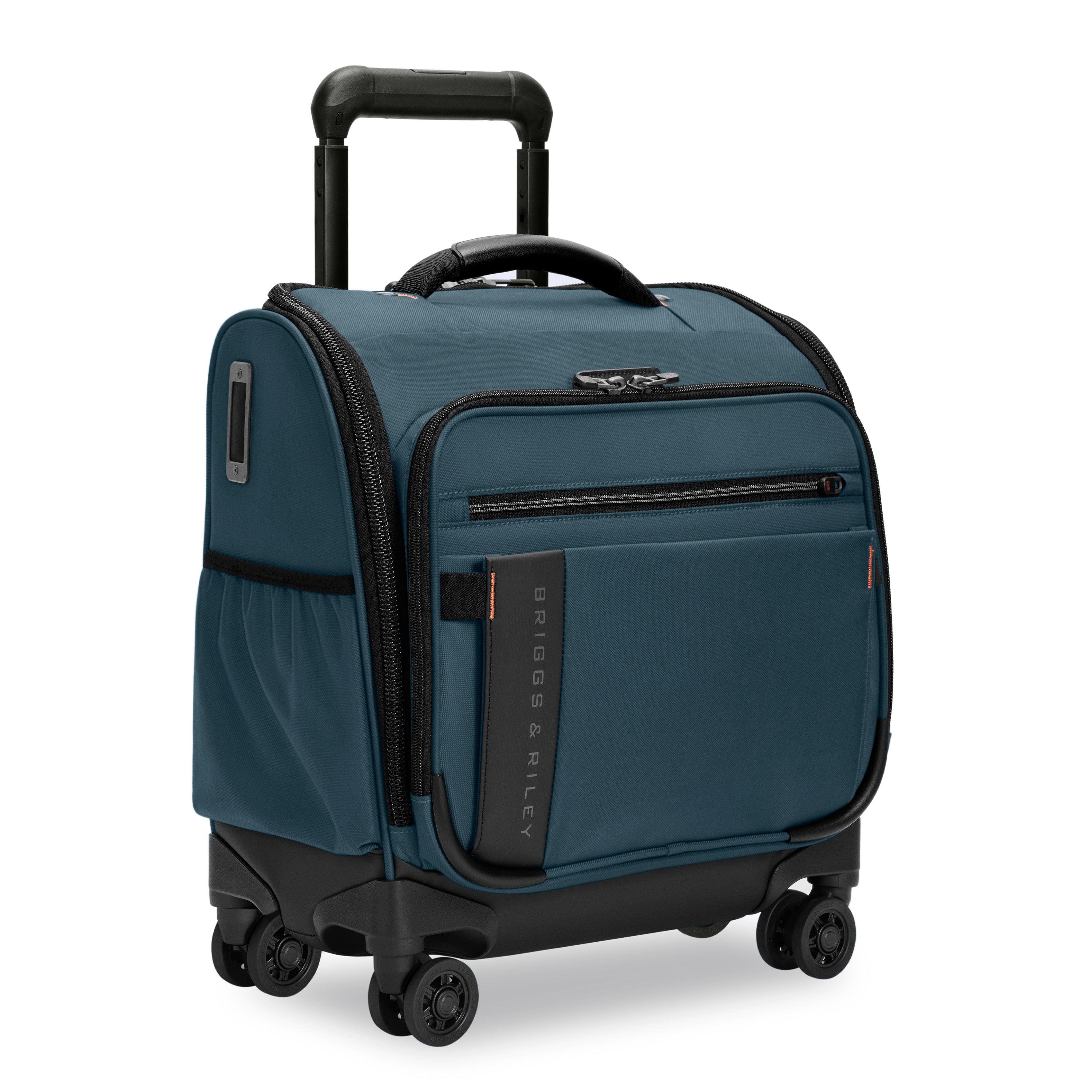 Briggs & Riley ZDX Cabin Spinner in Ocean — angle view 3 # color_Ocean