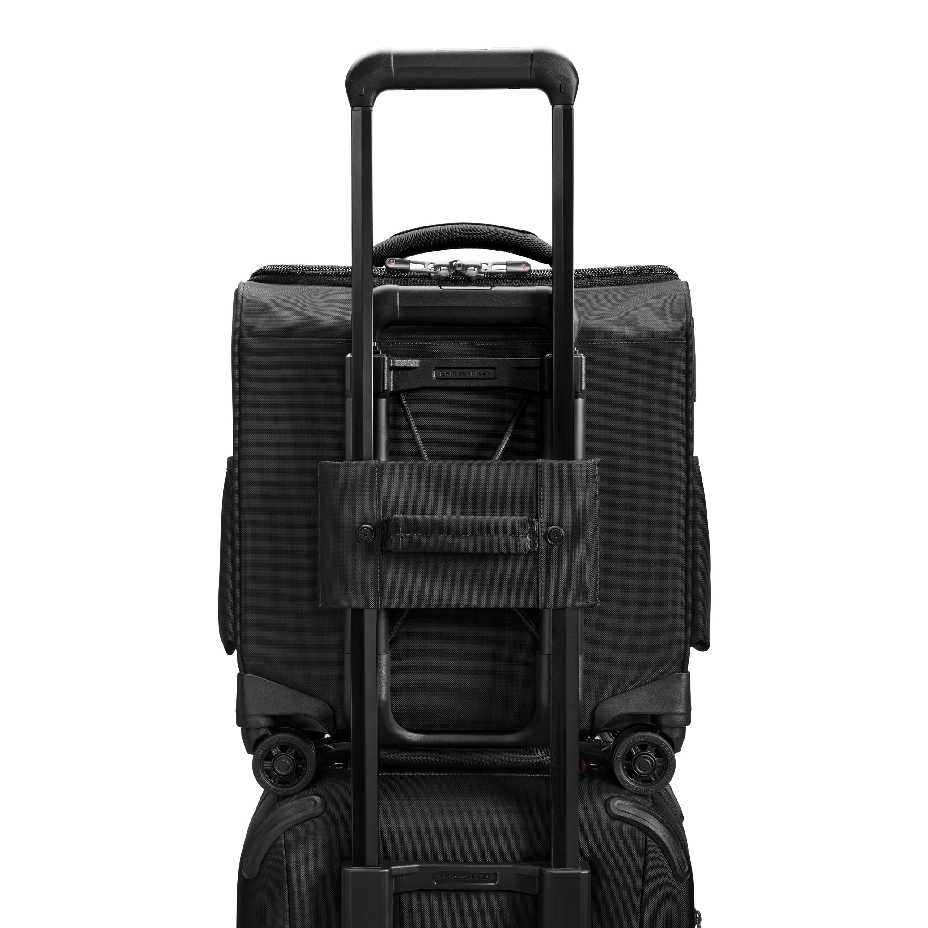Briggs & Riley ZDX Cabin Spinner in Black — back view # color_Black