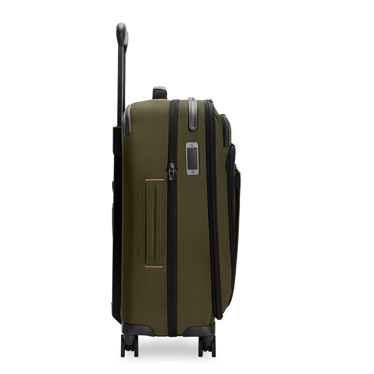 Briggs & Riley ZDX Global 21" Carry-On Expandable Spinner in Hunter — angle view 3
