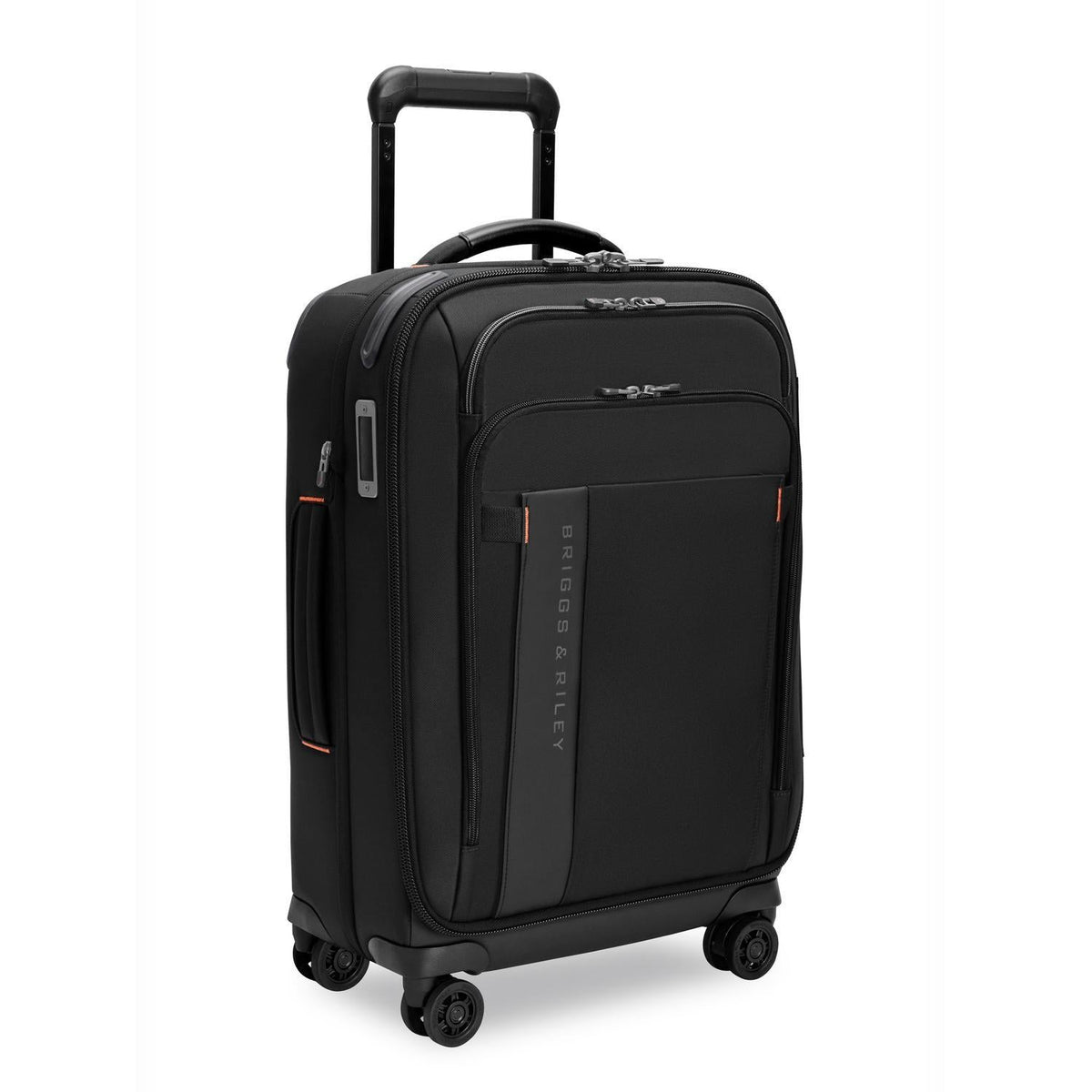 Briggs & Riley ZDX Essential 22" Carry-On Expandable Spinner in Black — angle view 2