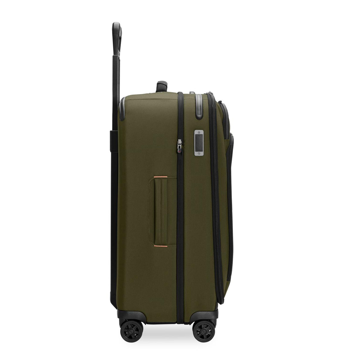 Briggs & Riley ZDX Medium Expandable Spinner in Hunter — angle view 3