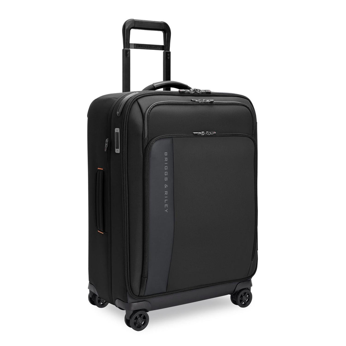 Briggs & Riley ZDX Medium Expandable Spinner in Black — angle view 2