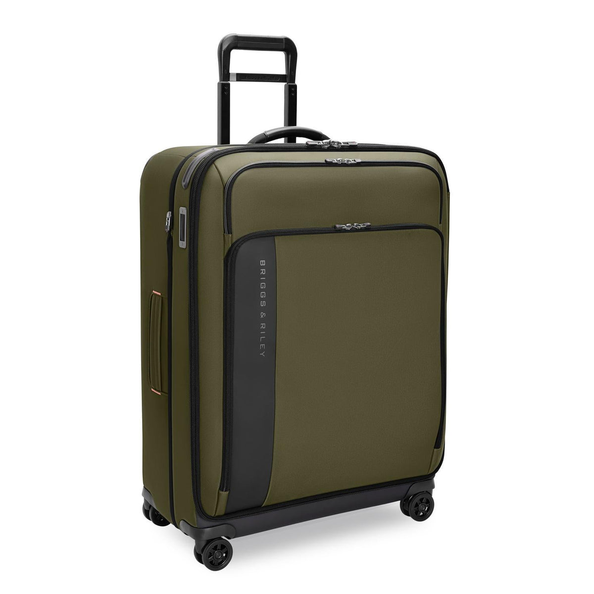 Briggs & Riley ZDX Large Expandable Spinner in Hunter — angle view 2