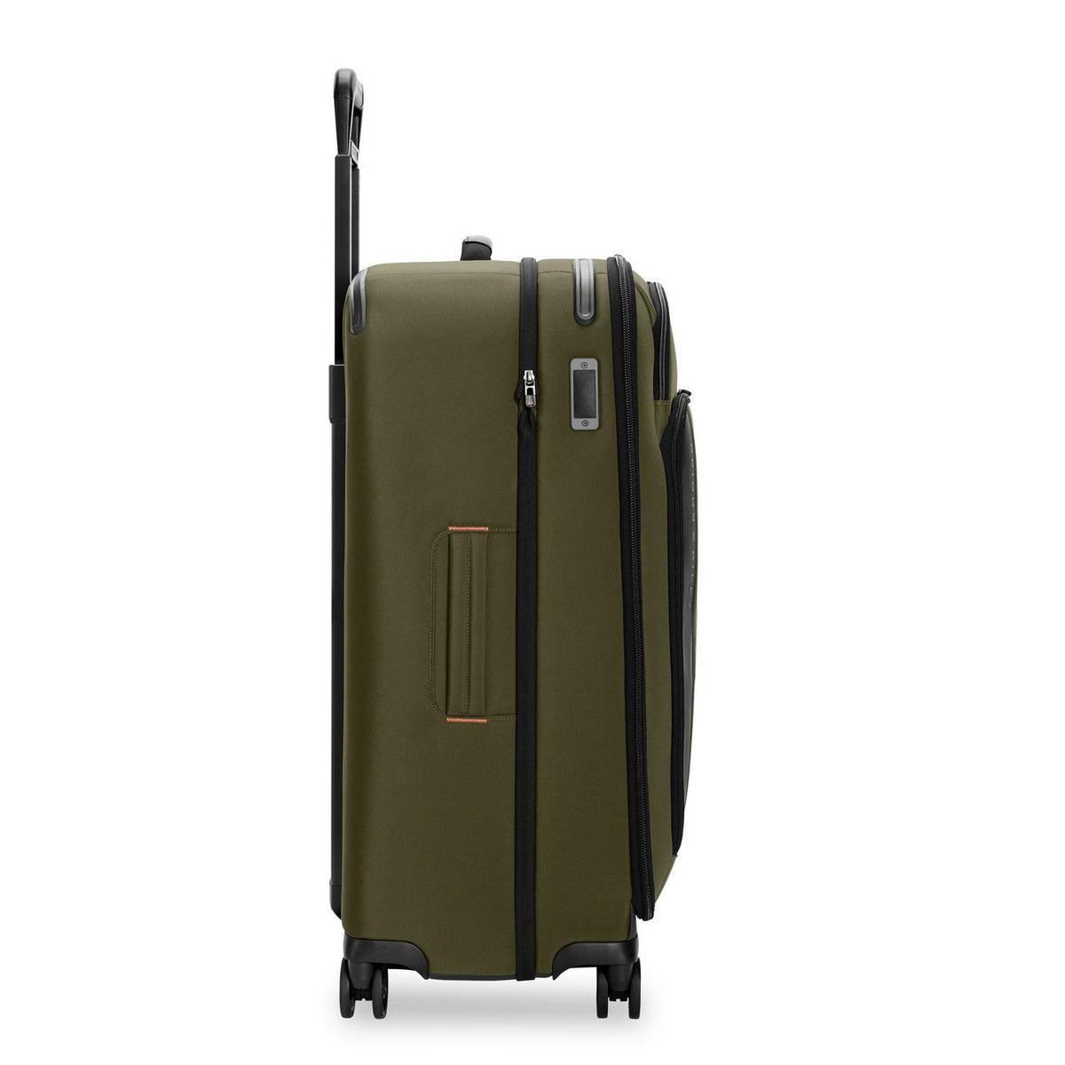 Briggs & Riley ZDX Large Expandable Spinner in Hunter — angle view 3