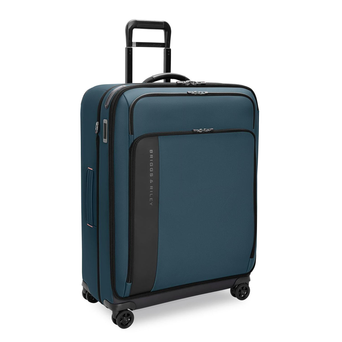 Briggs & Riley ZDX Large Expandable Spinner in Ocean — angle view 2