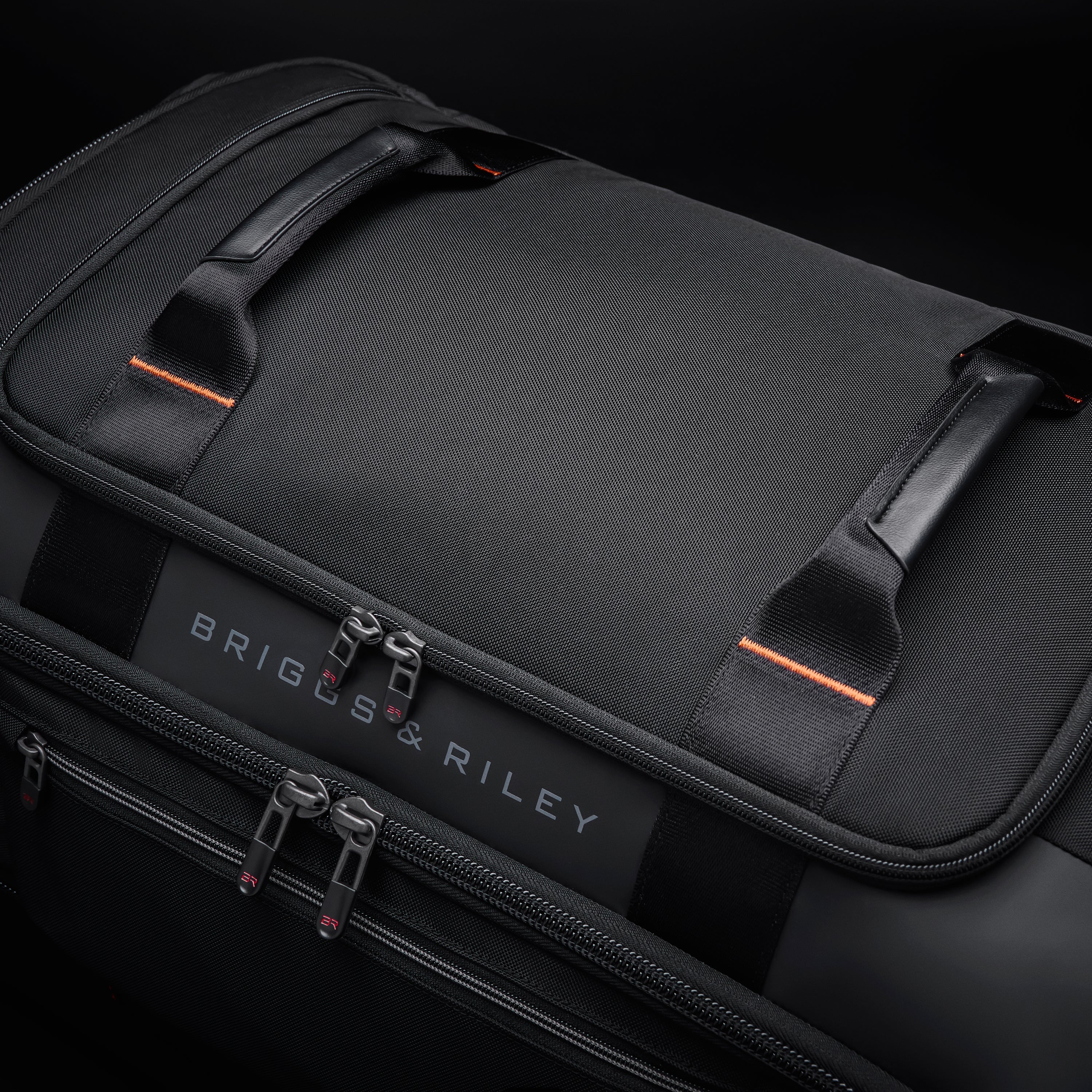 Briggs & Riley ZDX Medium 2-Wheel Duffle in Black — detail view 2 # color_Black