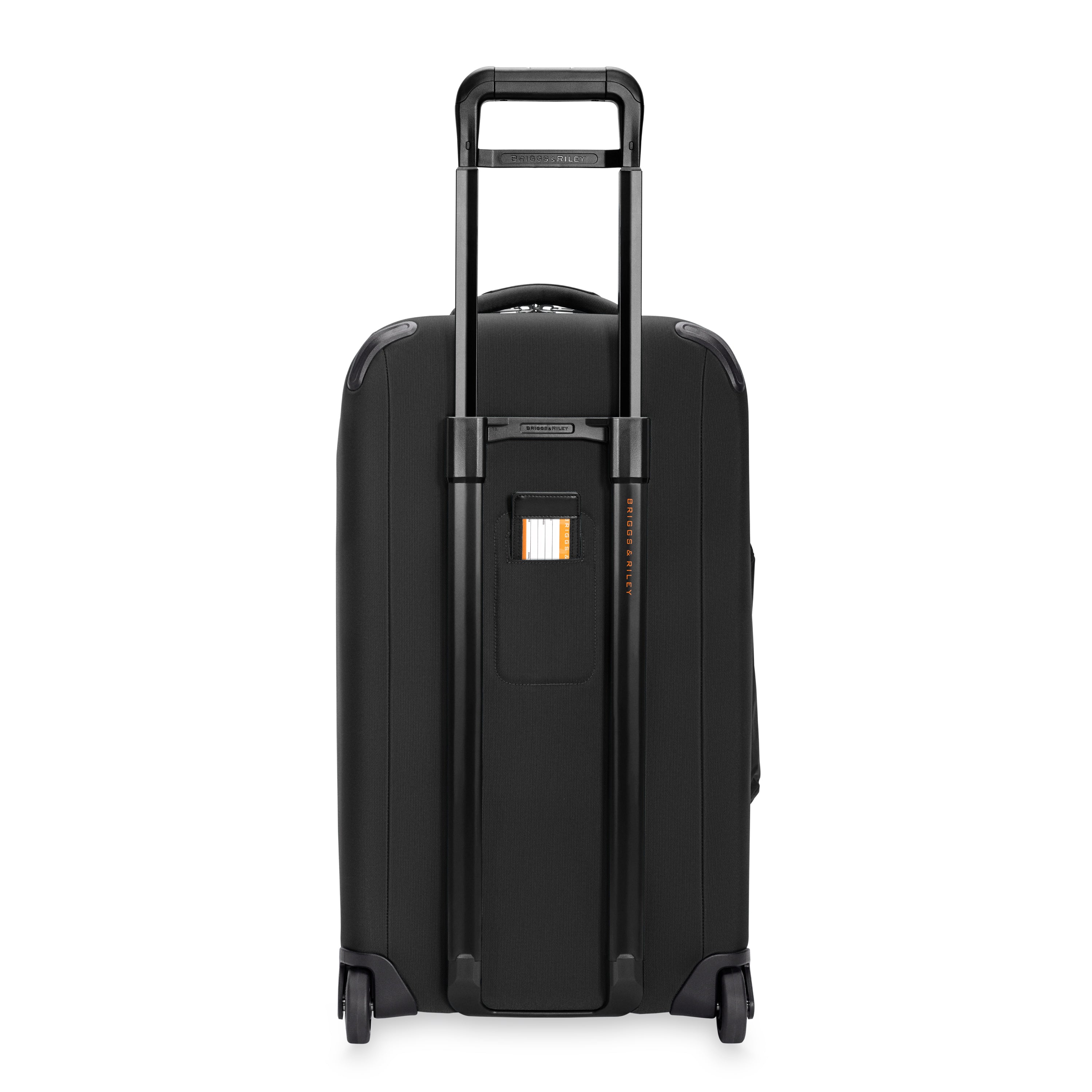 Briggs & Riley ZDX Medium 2-Wheel Duffle in Black — back view # color_Black