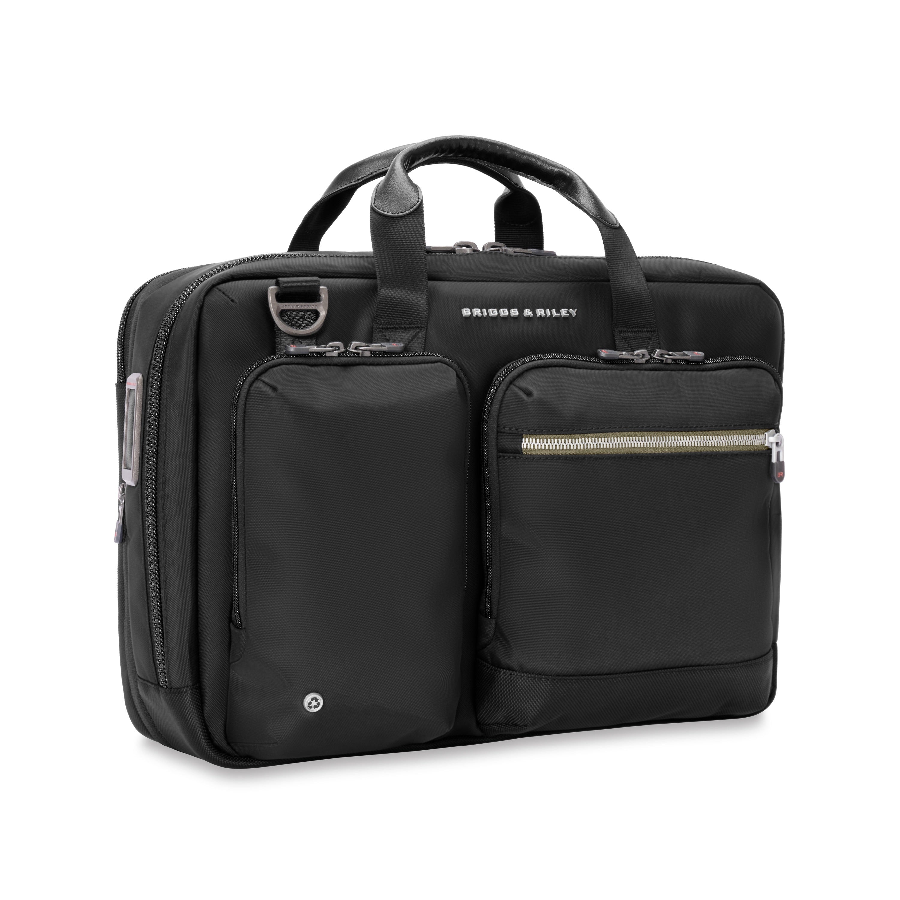 Briggs & Riley HTA Medium Expandable Briefcase - Black