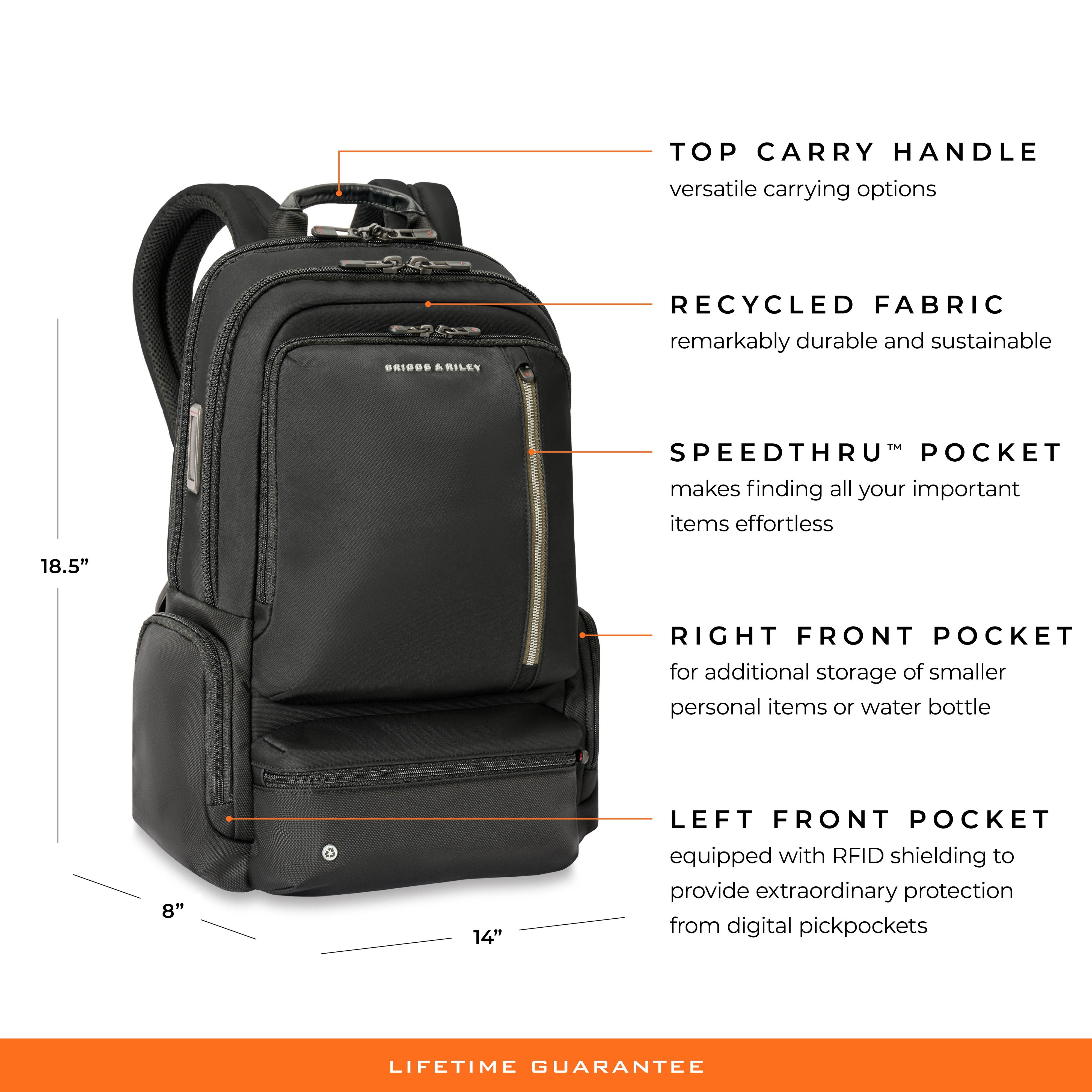 Briggs & Riley HTA Large Cargo Backpack - Black