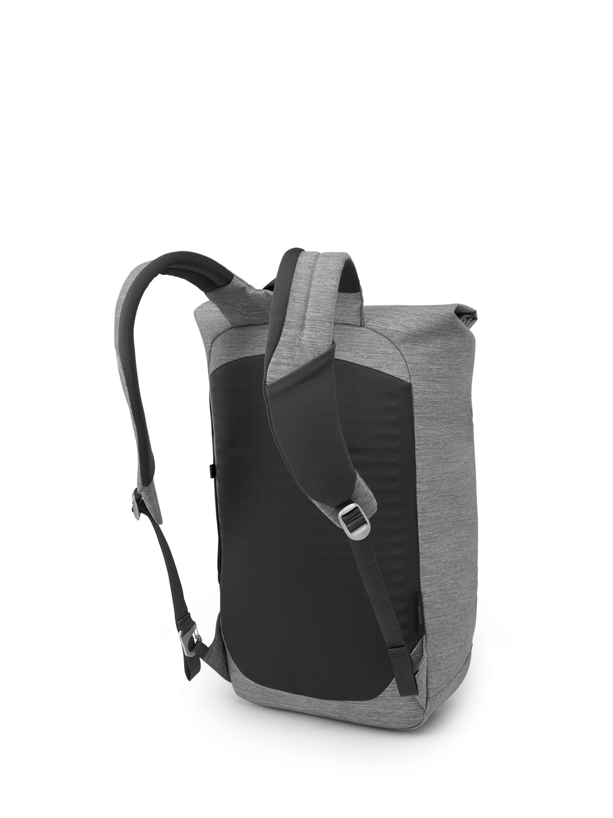 Osprey Arcane Roll Top Backpack 22L in Medium Grey Heather — back view
