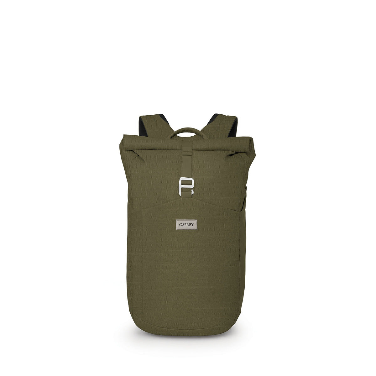Osprey Arcane Roll Top Backpack 24L in Moss Green Heather — angle view 2