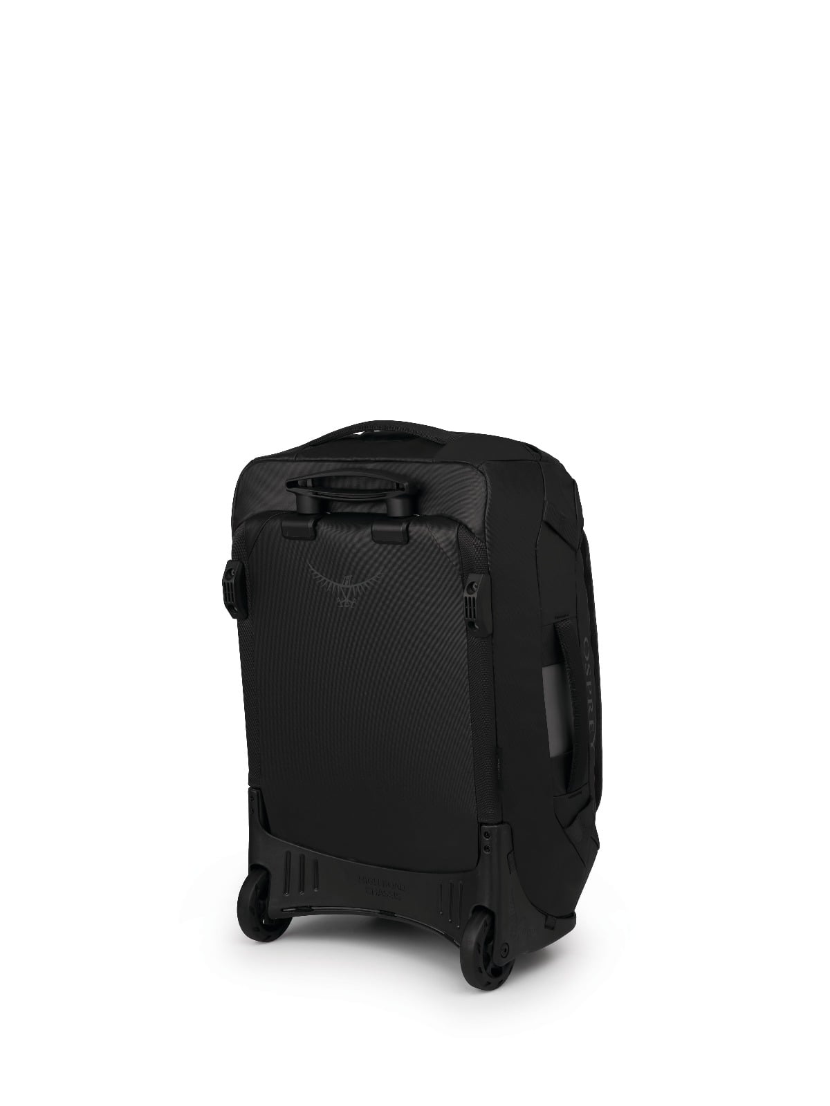 Osprey Transporter Wheeled Duffel 40L in Raven Black Black — back view