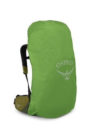 Osprey Atmos AG LT 50 Backpacking Pack 50L in Scenic Valley/Green Peppercorn — angle view 2