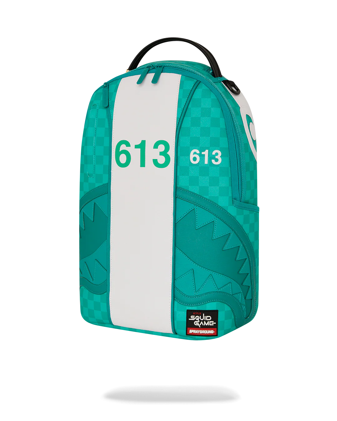 Sprayground Squid Game Collab Jumpsuit Backpack, view 6