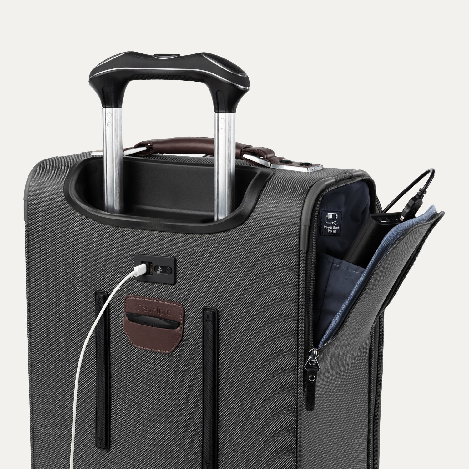 Travelpro Platinum Elite 21” Expandable Carry-On Spinner, view 4