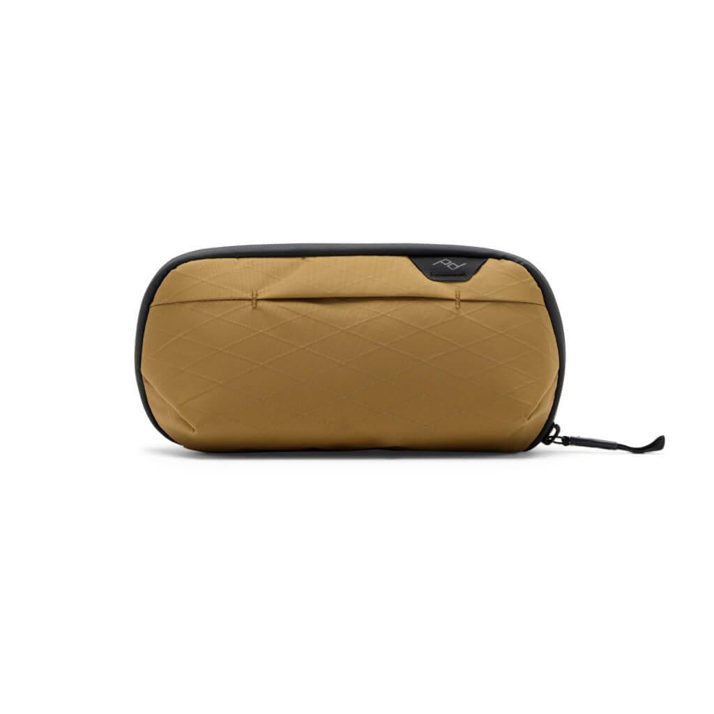 Peak Design Wash Pouch Small in Coyote — front view # color_Coyote