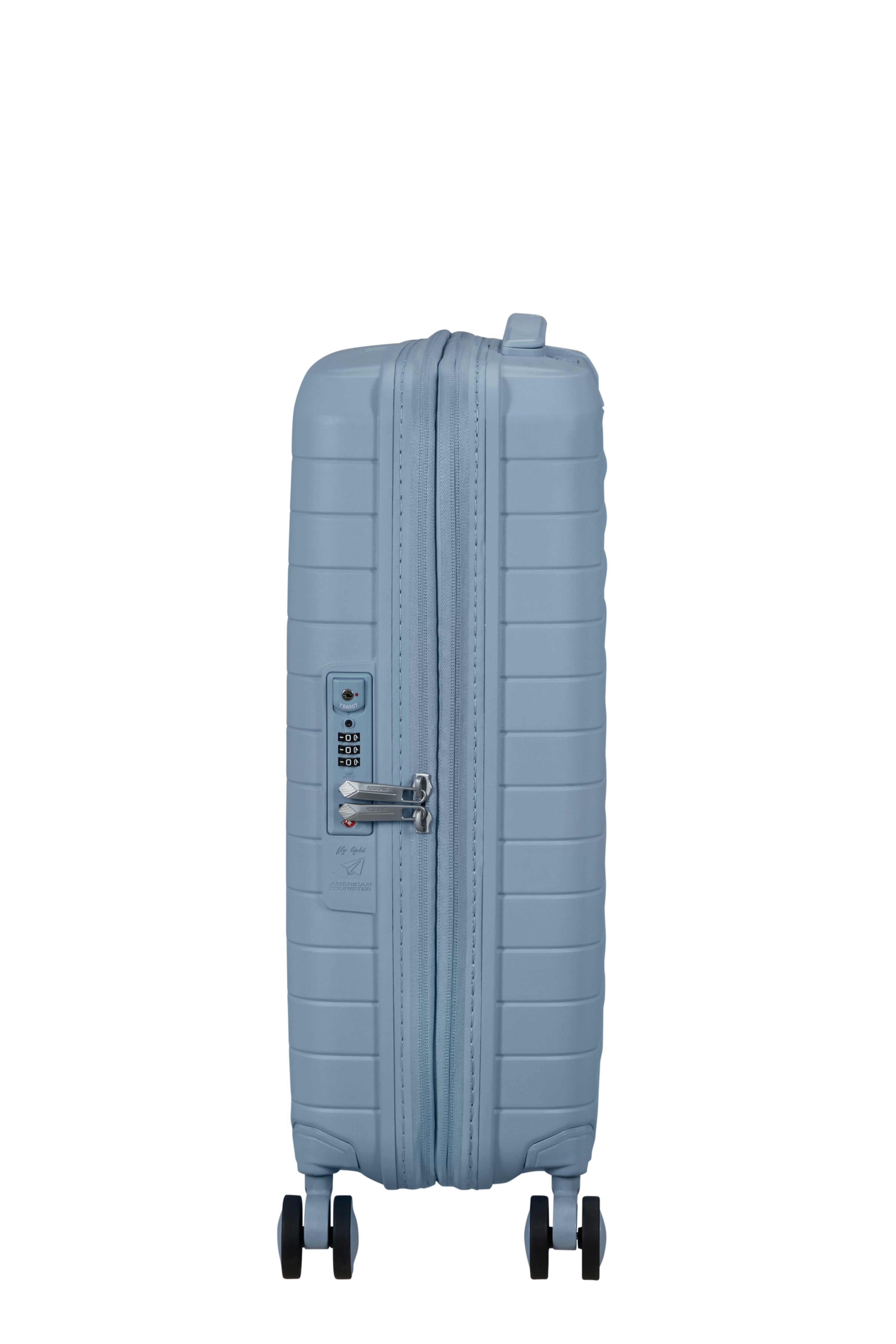 American Tourister FastForward Expandable Carry-On Spinner (20-inch) - STEEL BLUE